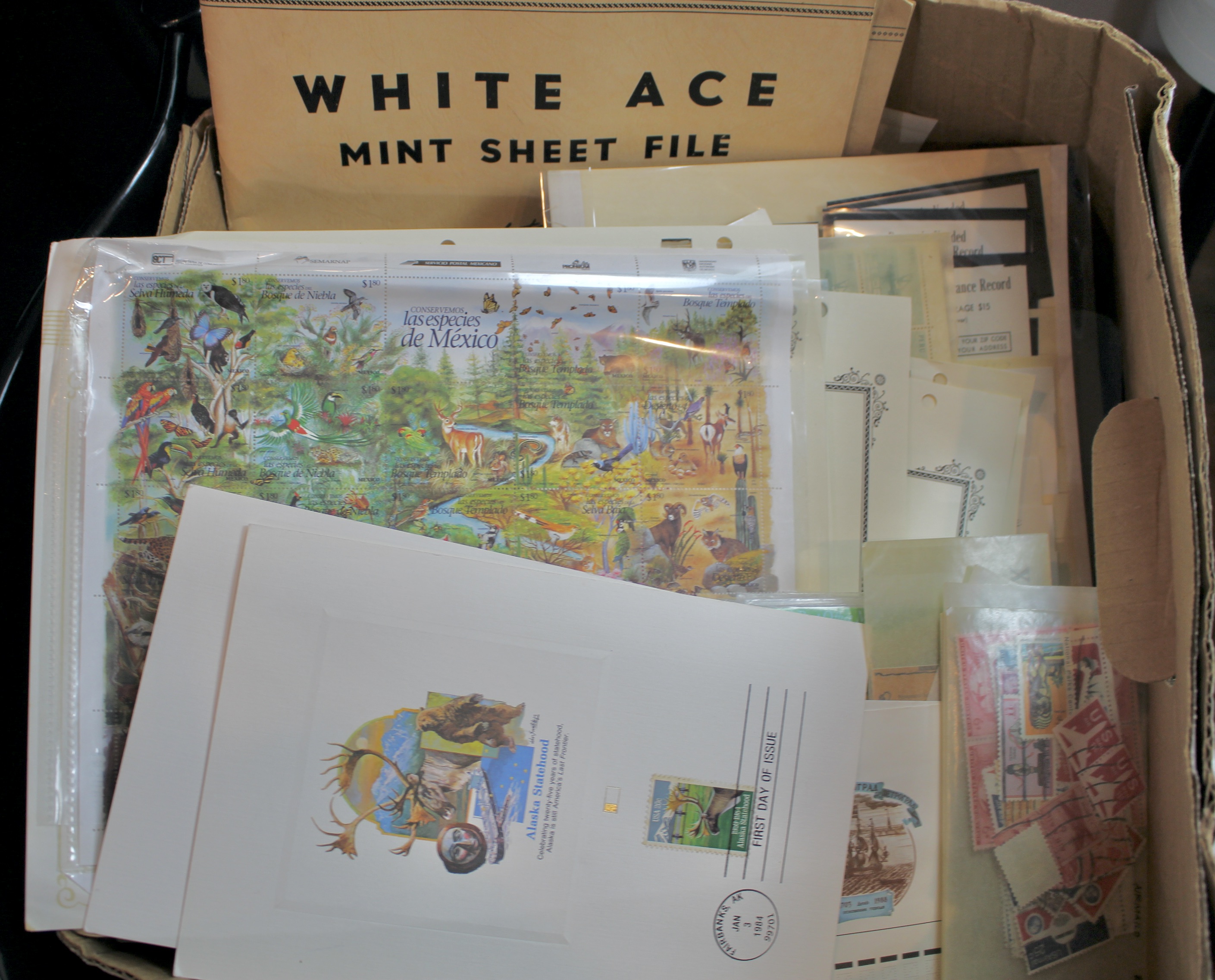 Fourteen Pounds of U.S. and Foreign Postage Stamps