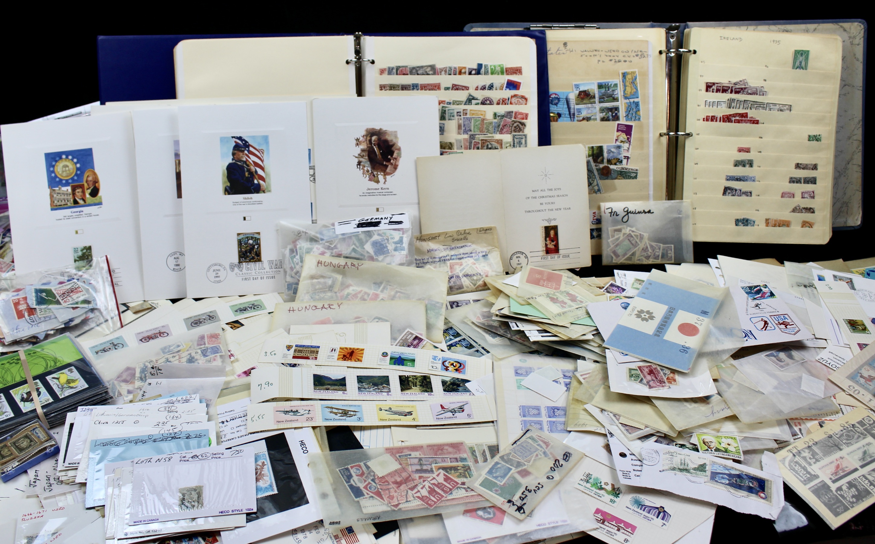 Fourteen Pounds of U.S. and Foreign Postage Stamps