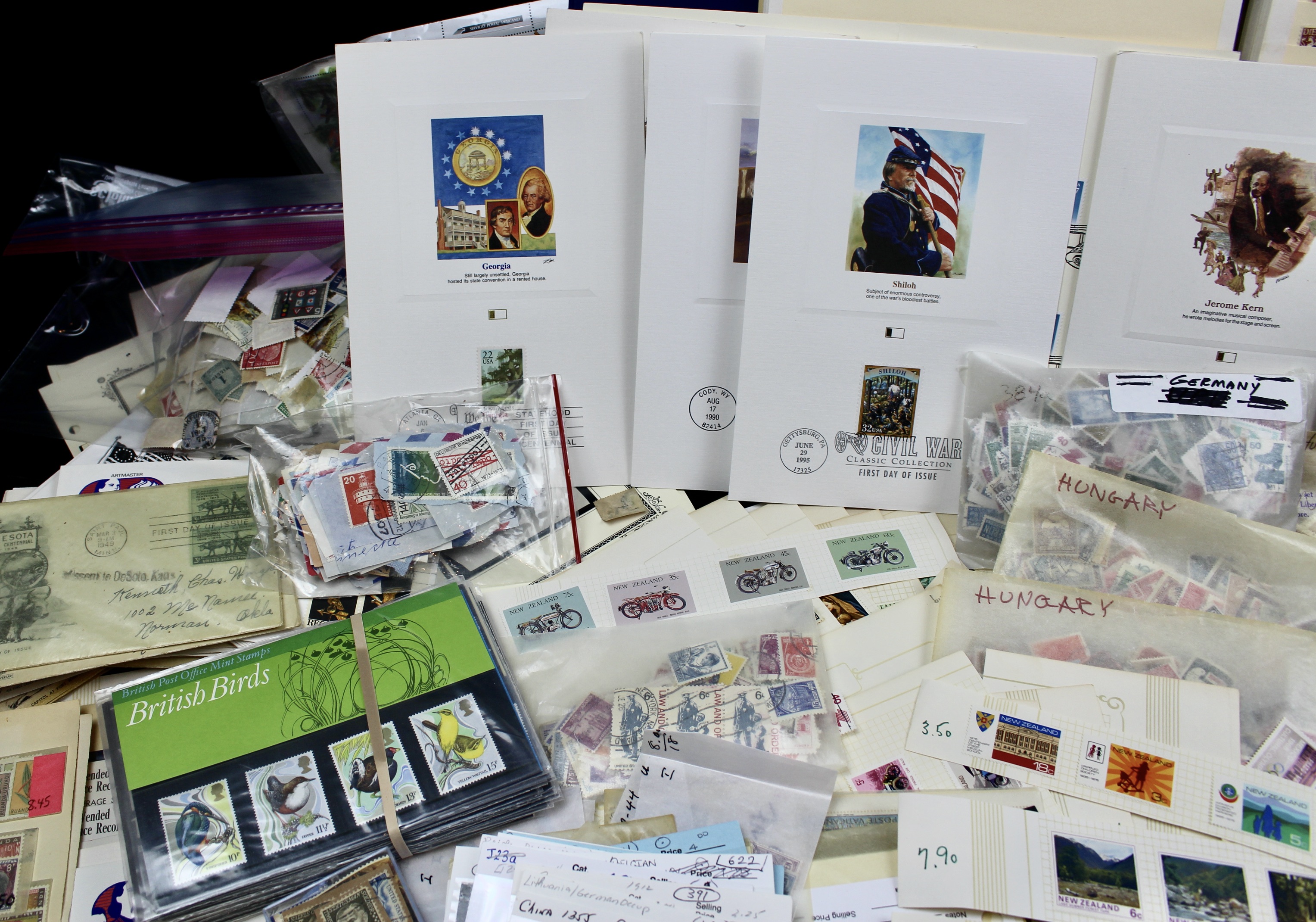 Fourteen Pounds of U.S. and Foreign Postage Stamps