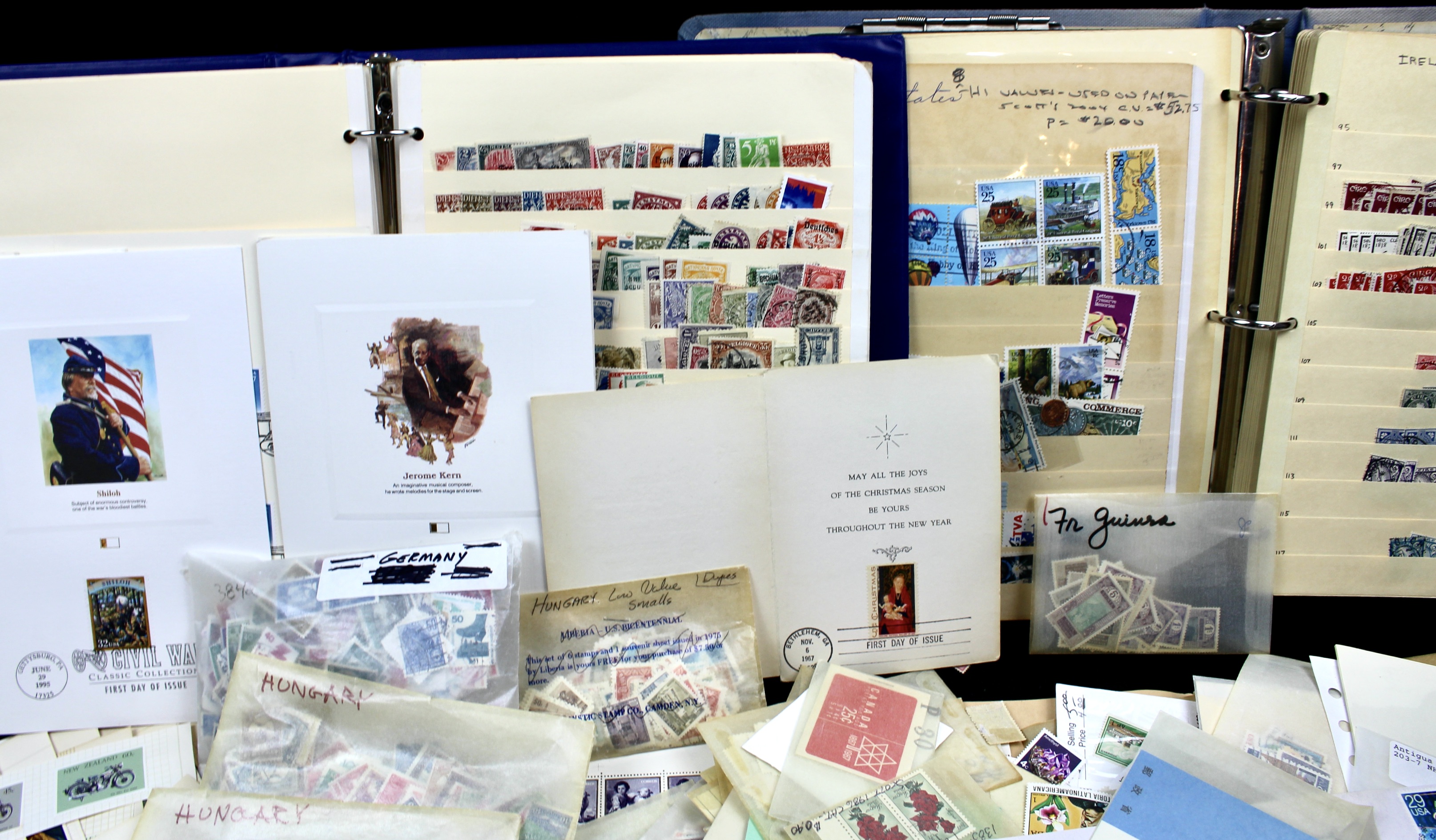 Fourteen Pounds of U.S. and Foreign Postage Stamps