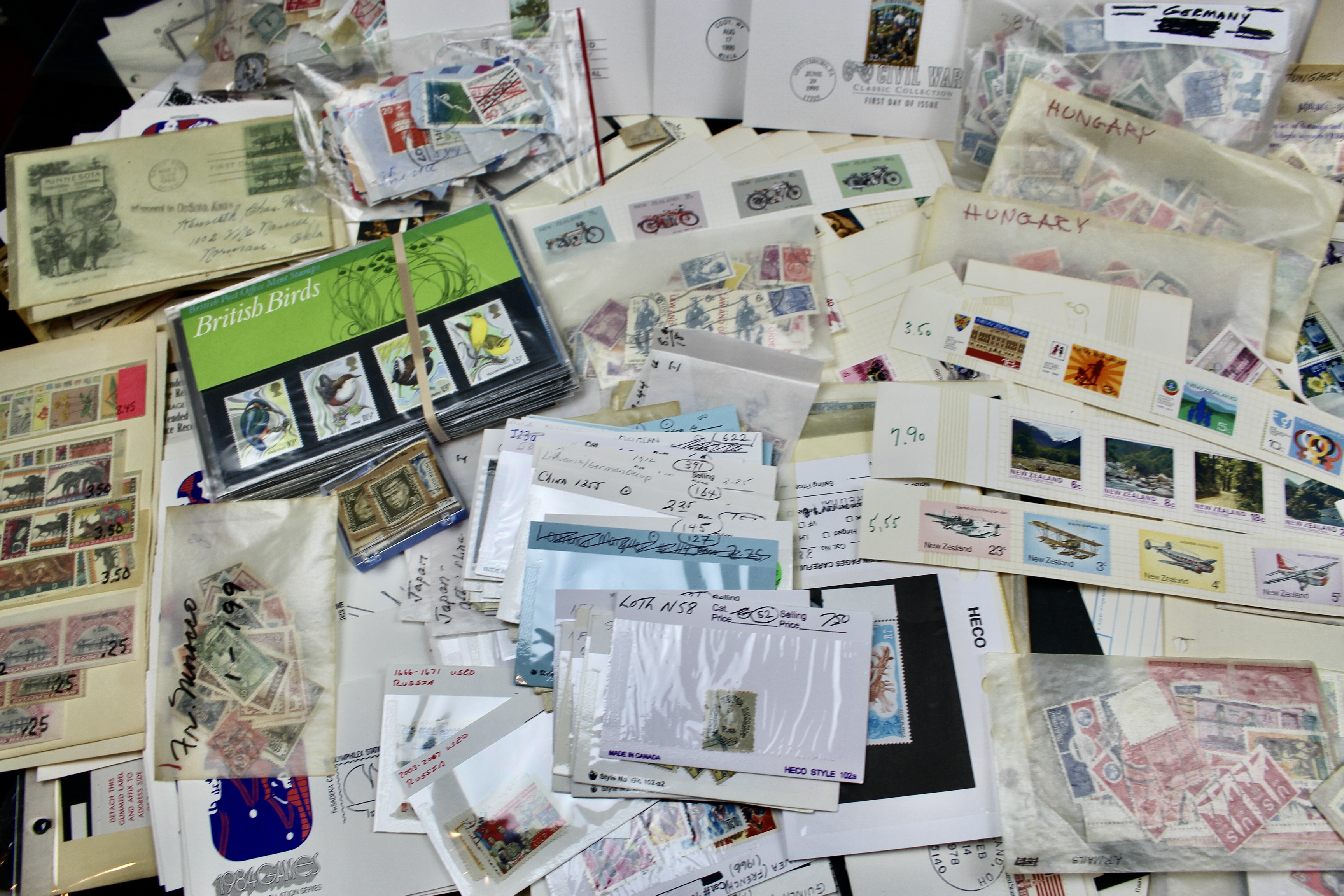 Fourteen Pounds of U.S. and Foreign Postage Stamps