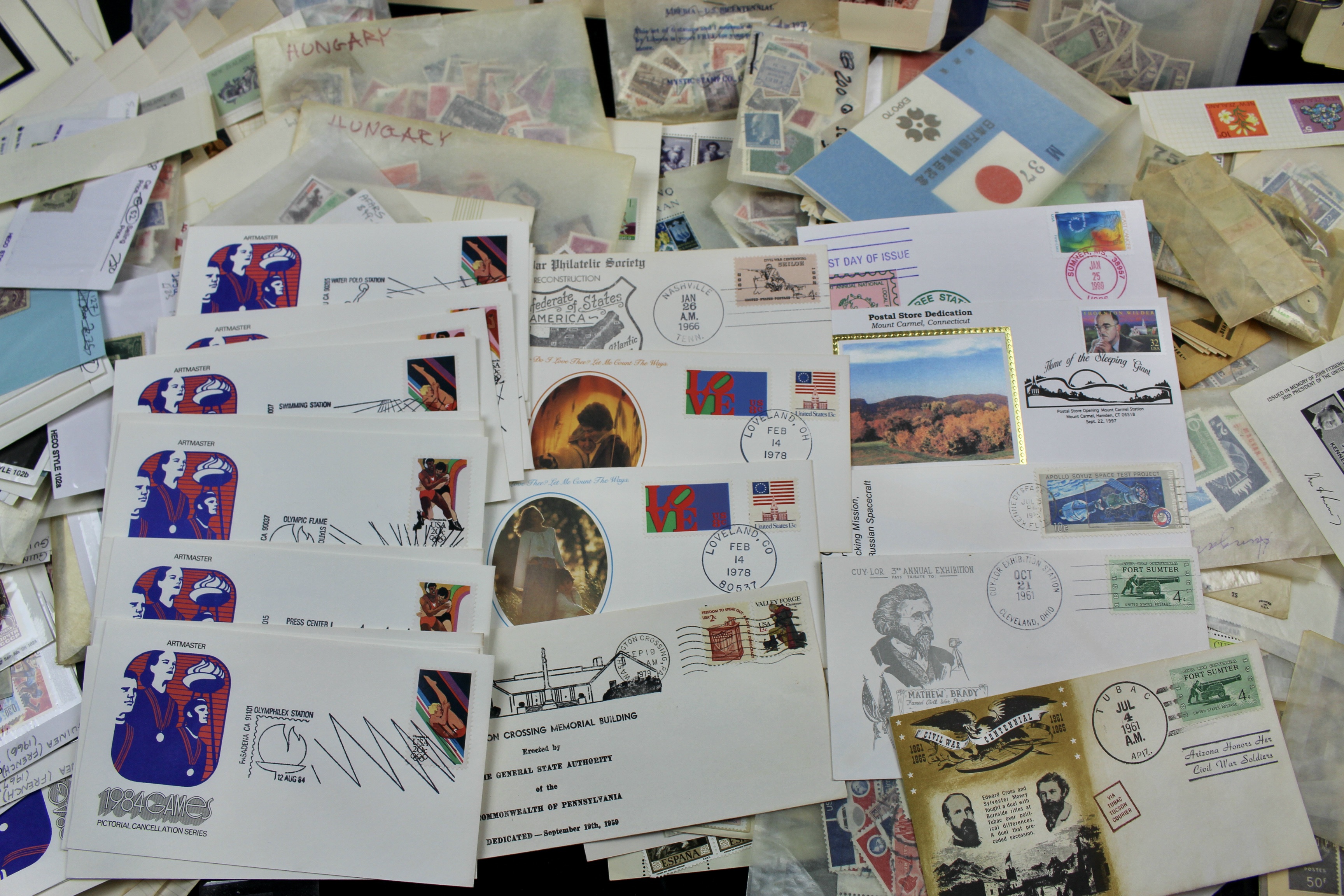 Fourteen Pounds of U.S. and Foreign Postage Stamps