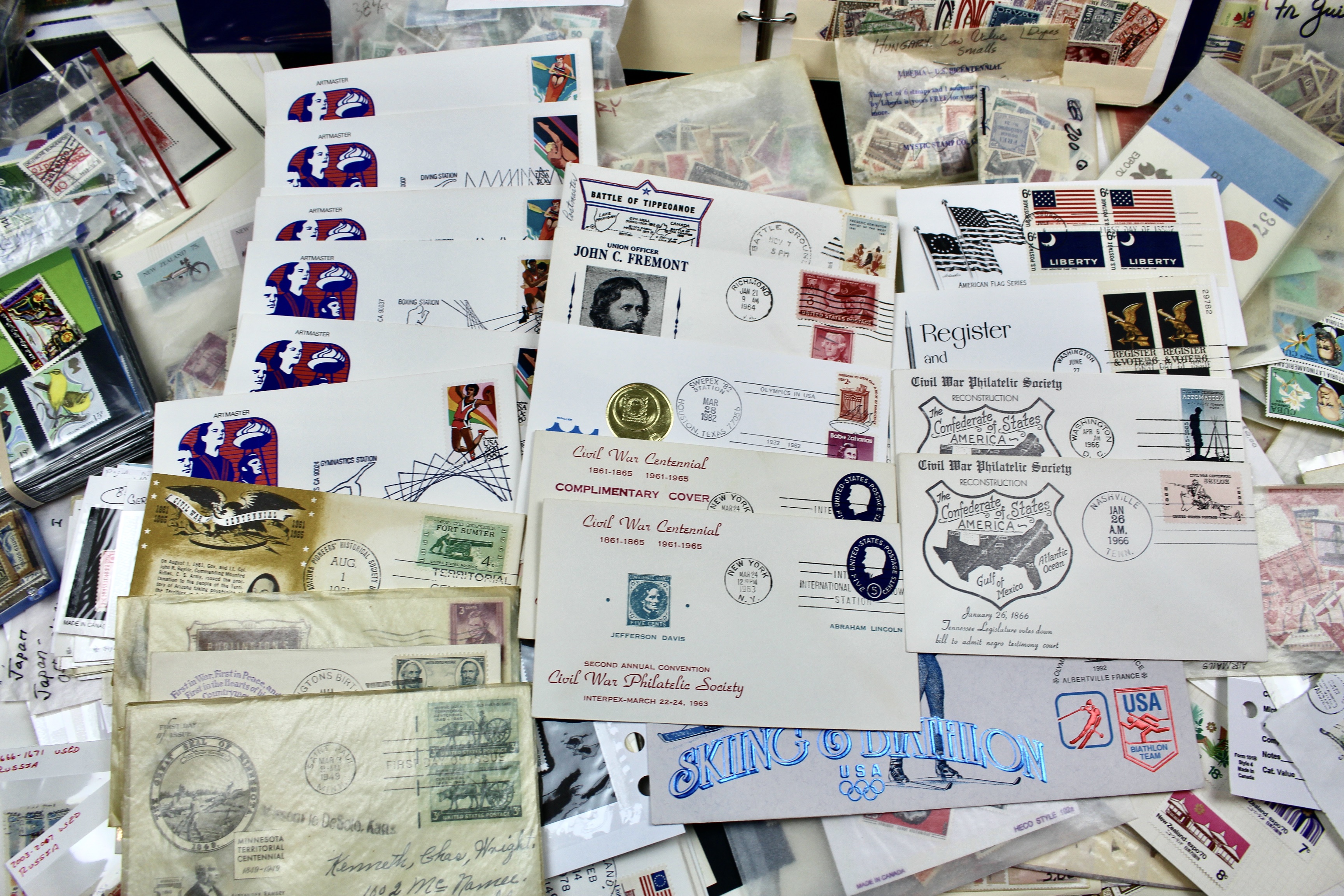 Fourteen Pounds of U.S. and Foreign Postage Stamps