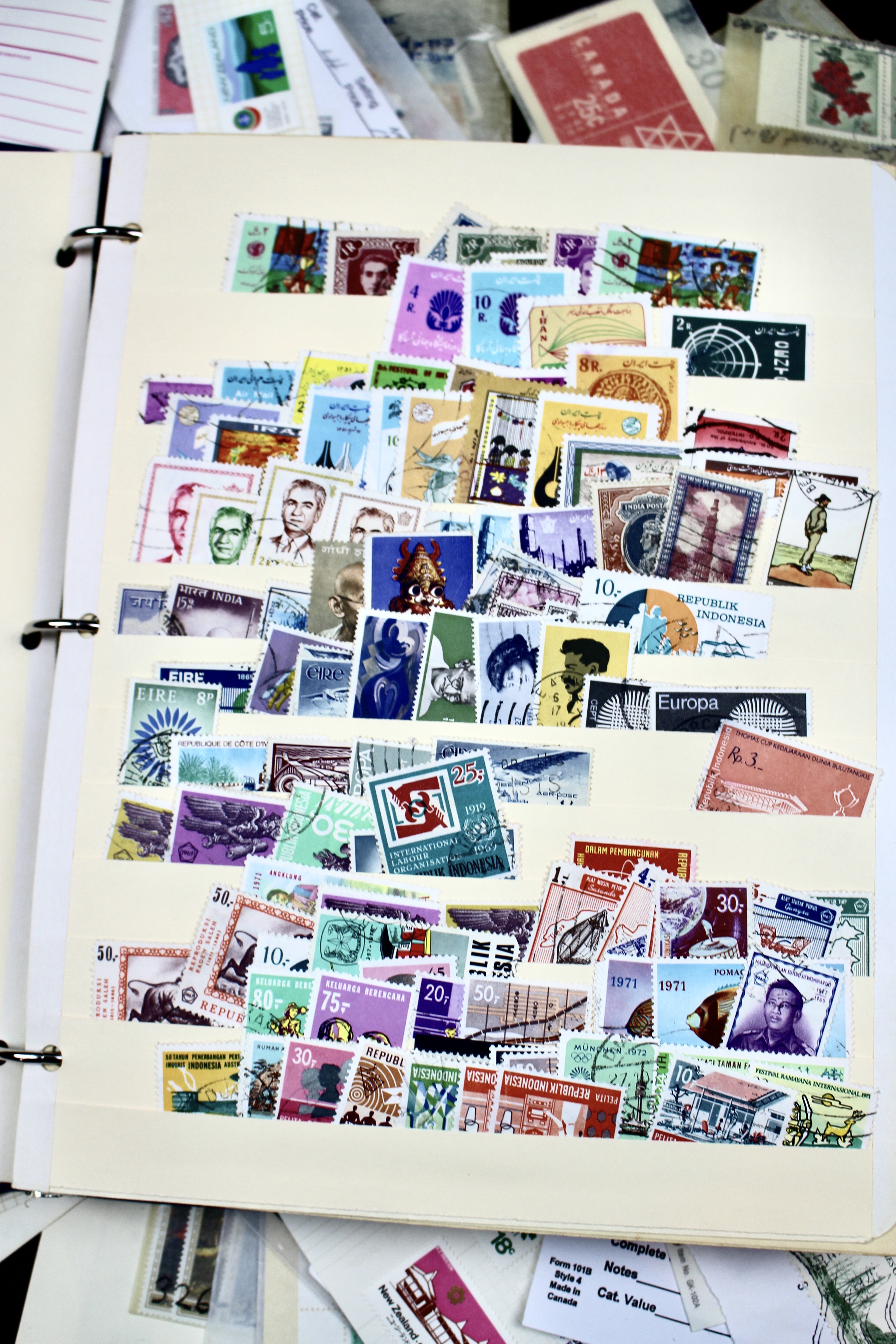 Fourteen Pounds of U.S. and Foreign Postage Stamps