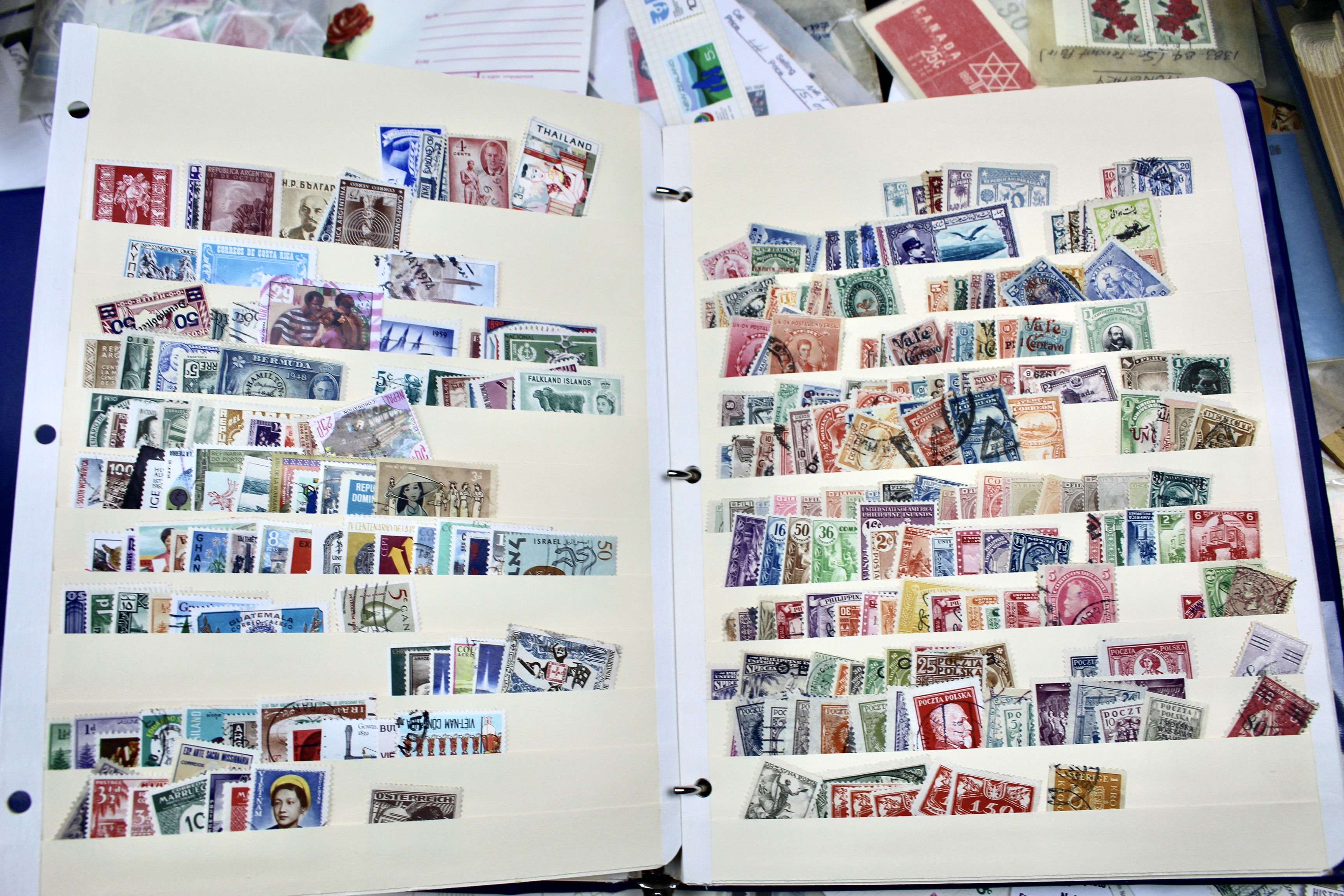 Fourteen Pounds of U.S. and Foreign Postage Stamps
