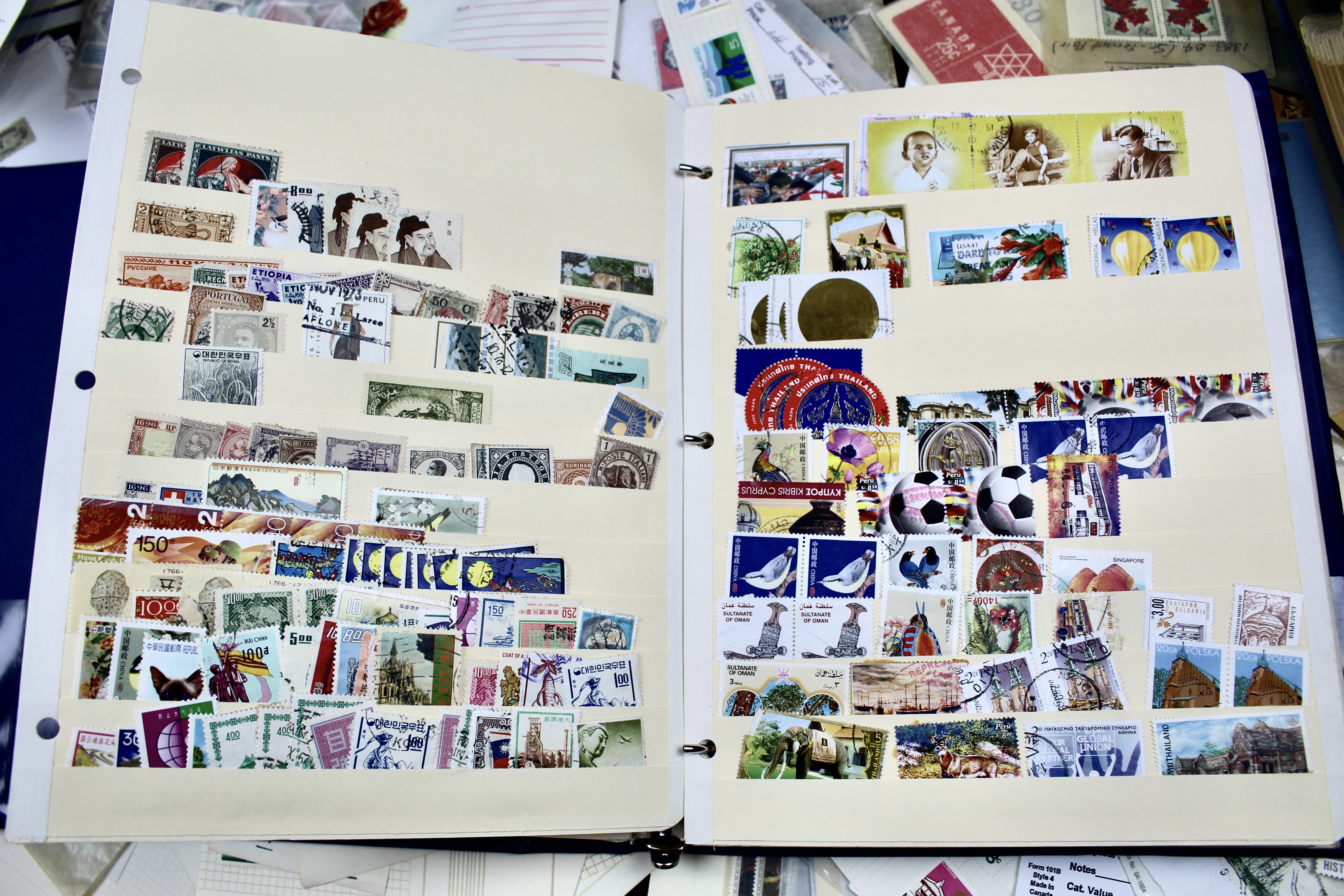 Fourteen Pounds of U.S. and Foreign Postage Stamps