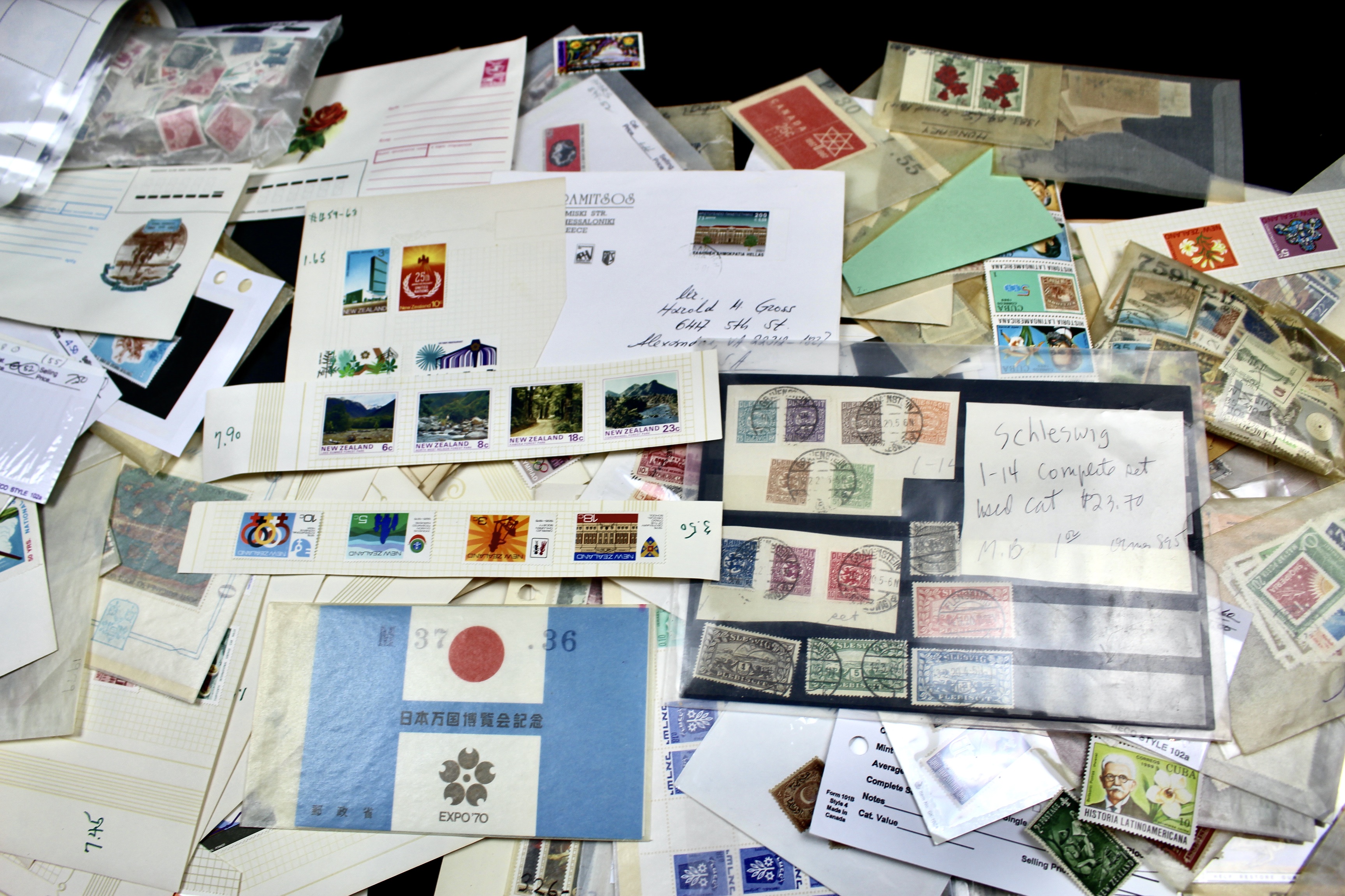 Fourteen Pounds of U.S. and Foreign Postage Stamps