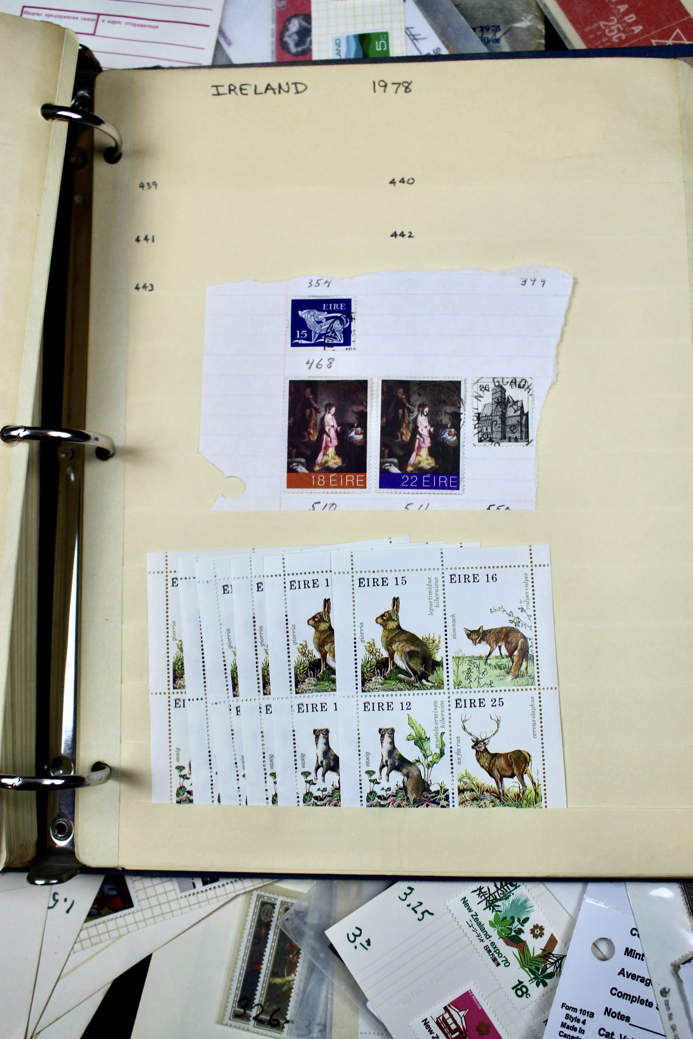 Fourteen Pounds of U.S. and Foreign Postage Stamps