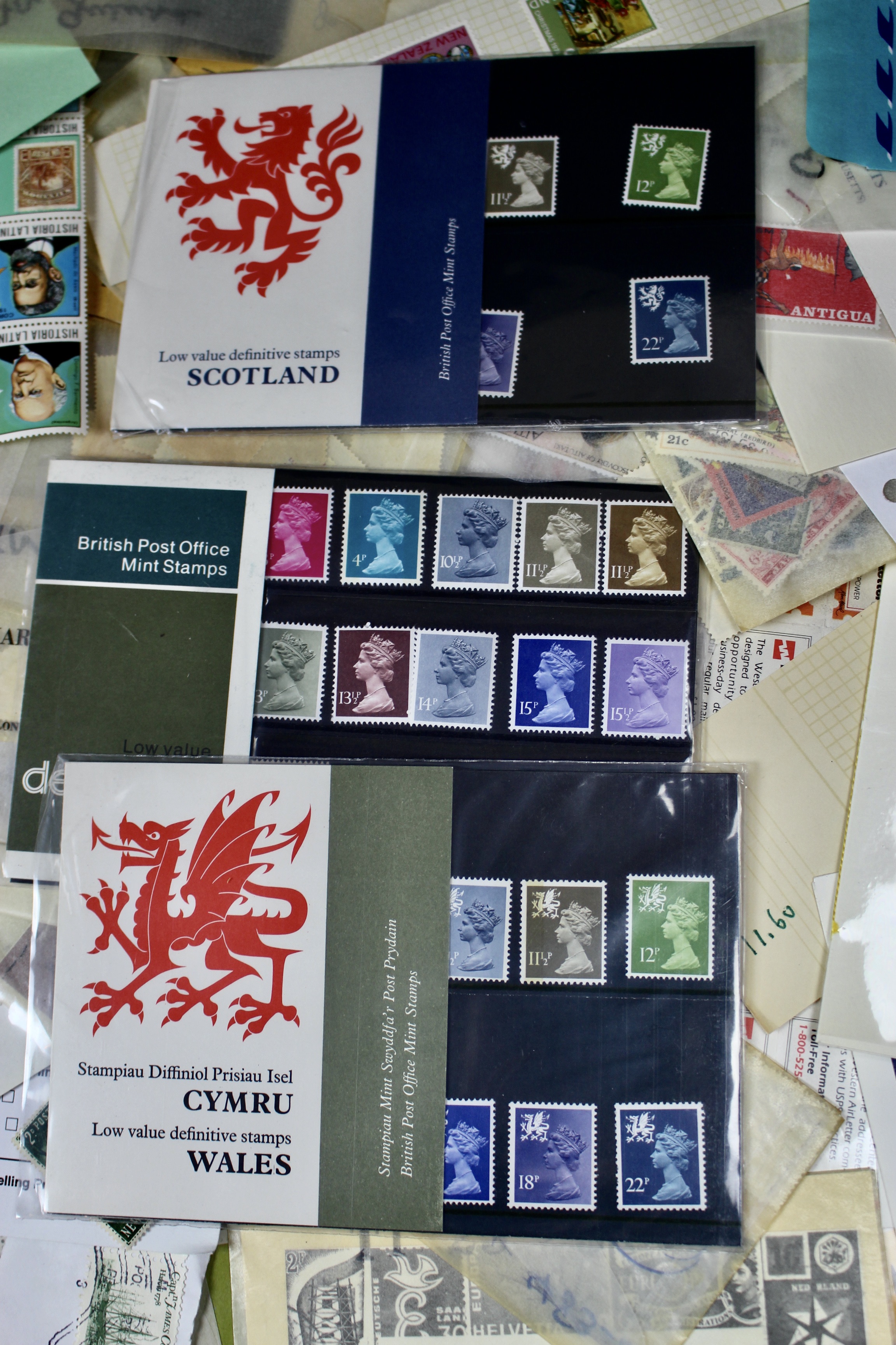 Fourteen Pounds of U.S. and Foreign Postage Stamps