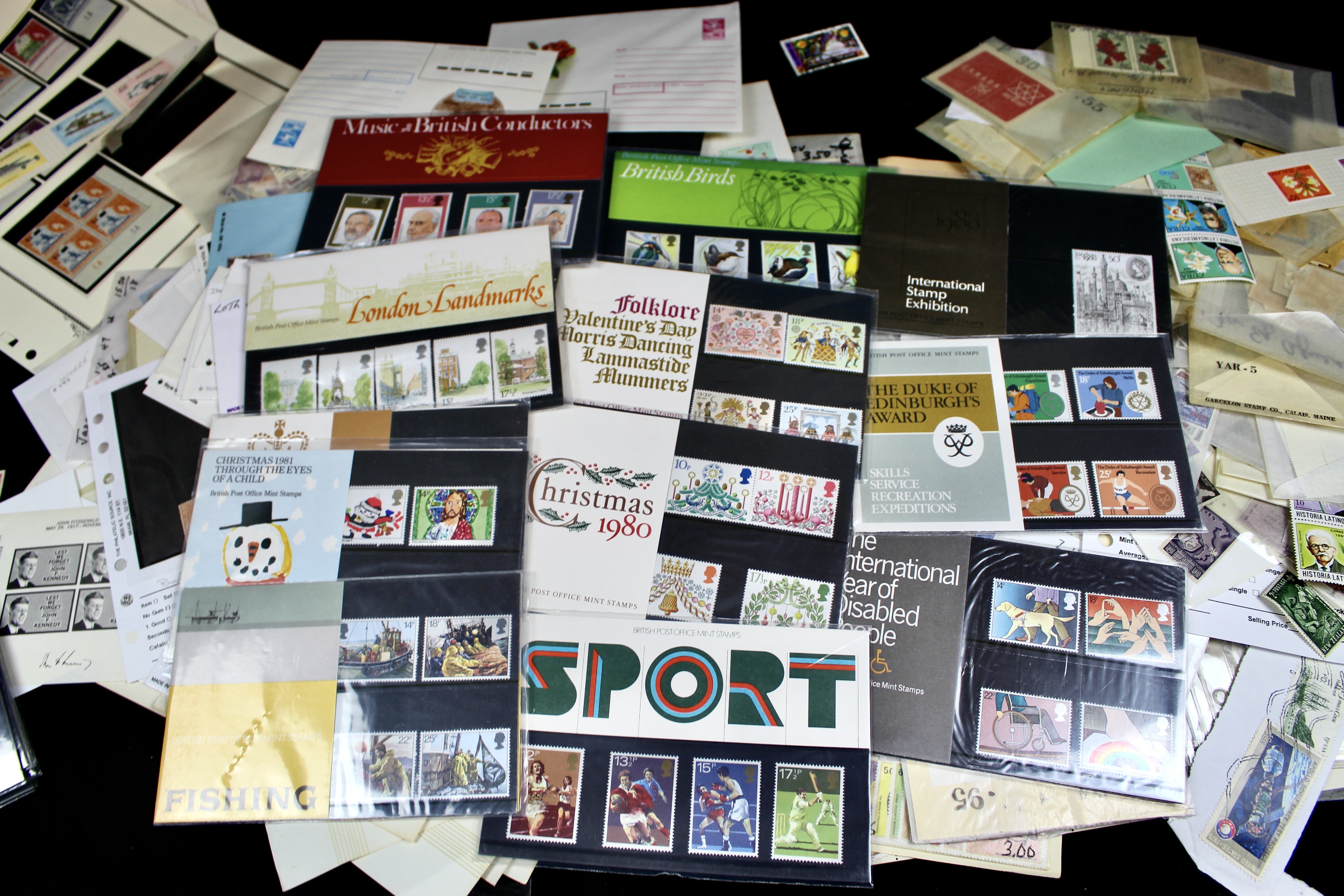 Fourteen Pounds of U.S. and Foreign Postage Stamps