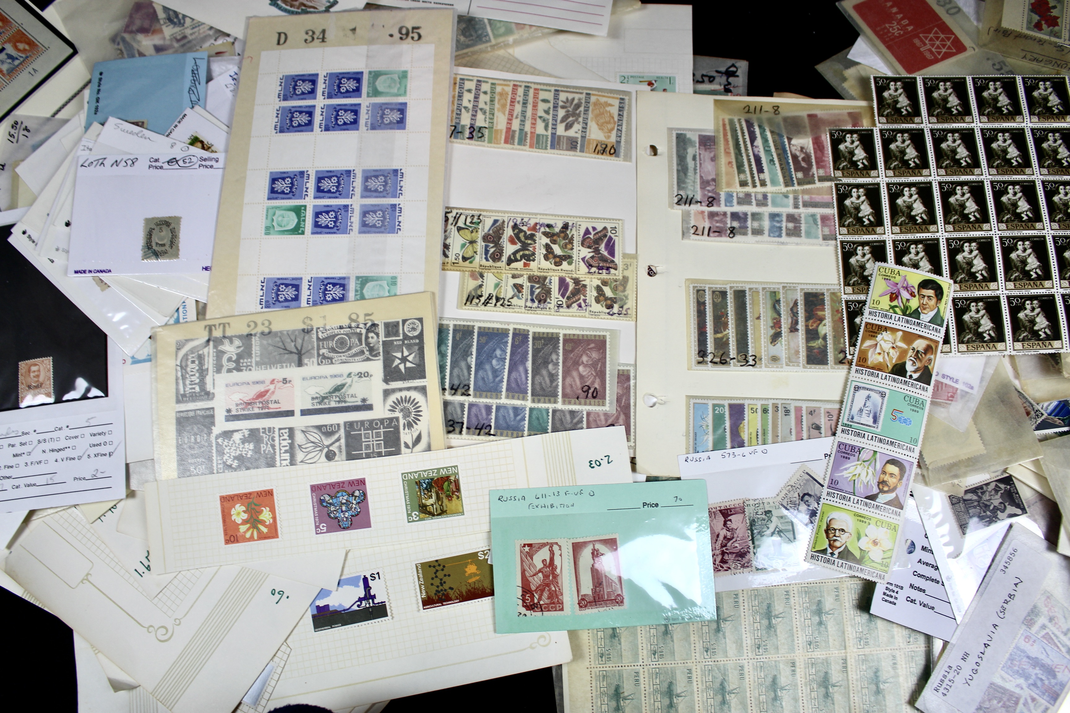 Fourteen Pounds of U.S. and Foreign Postage Stamps