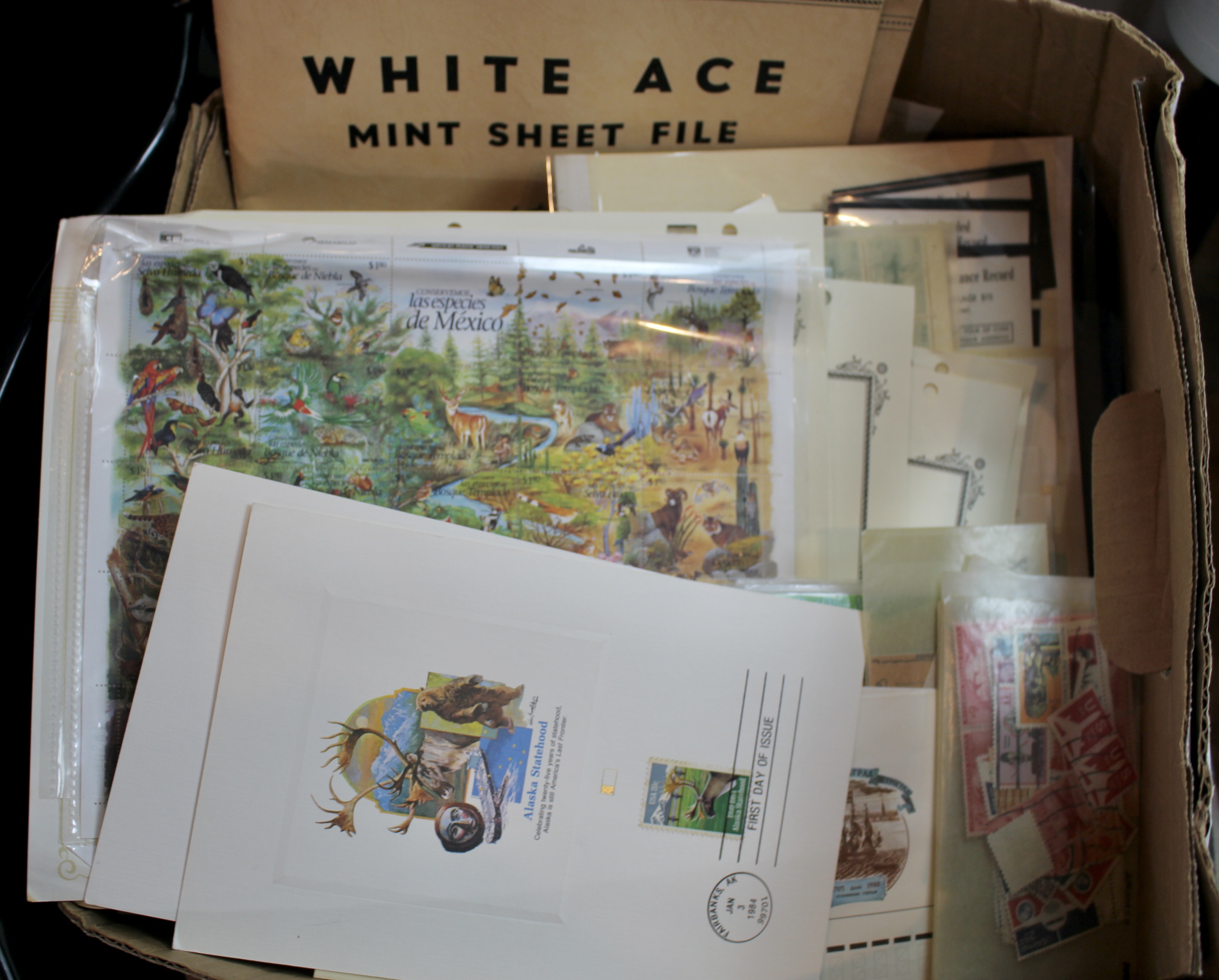 Fourteen Pounds of U.S. and Foreign Postage Stamps