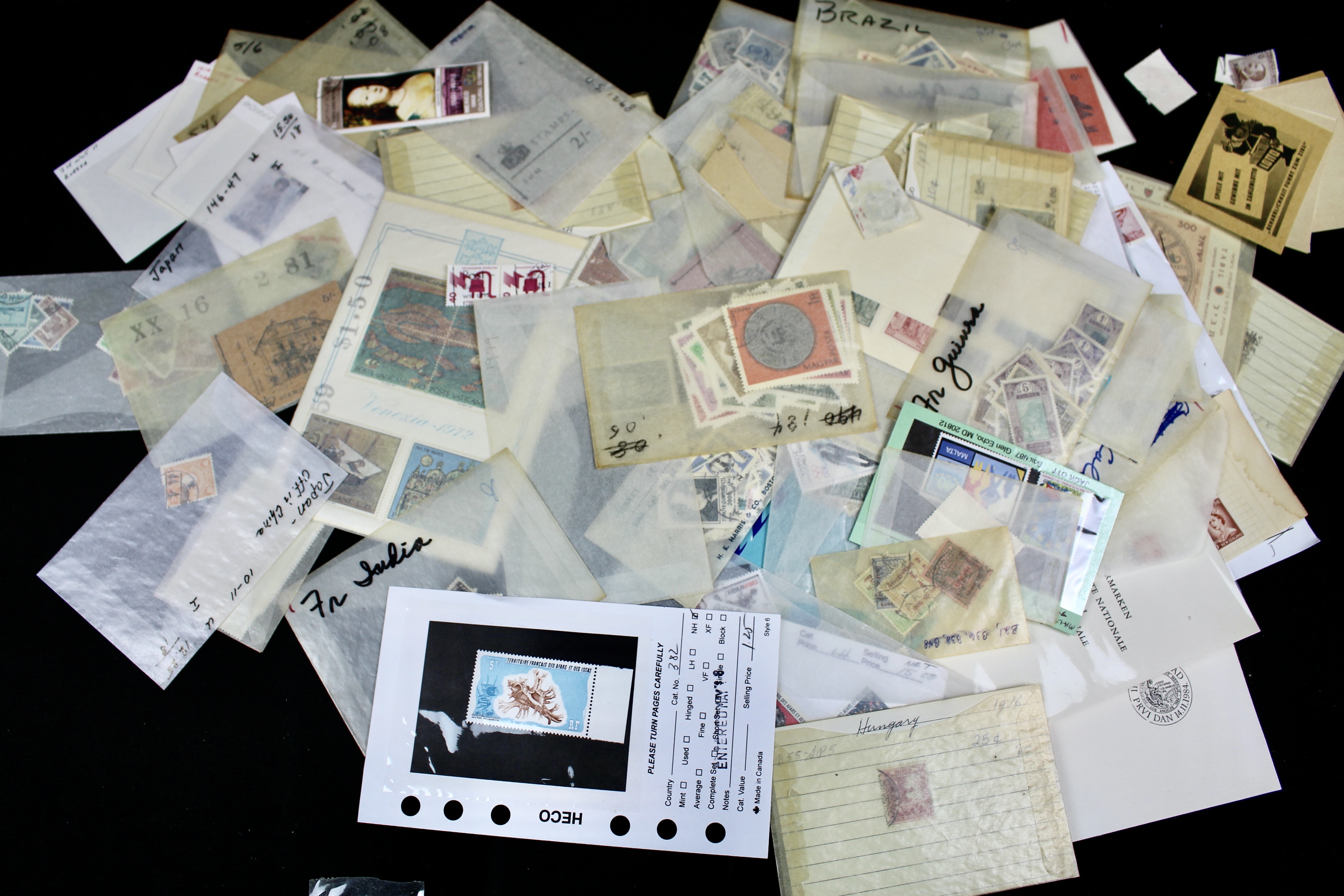 Fourteen Pounds of U.S. and Foreign Postage Stamps
