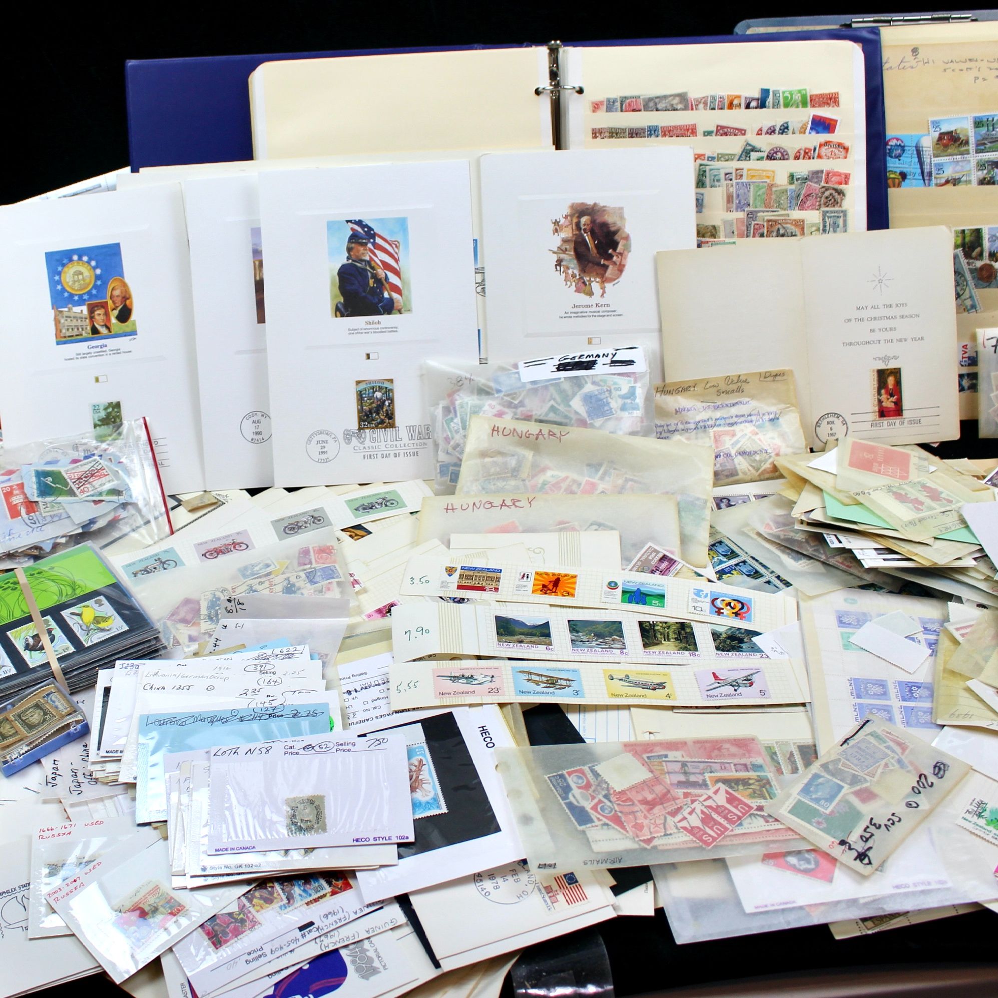 Fourteen Pounds of U.S. and Foreign Postage Stamps