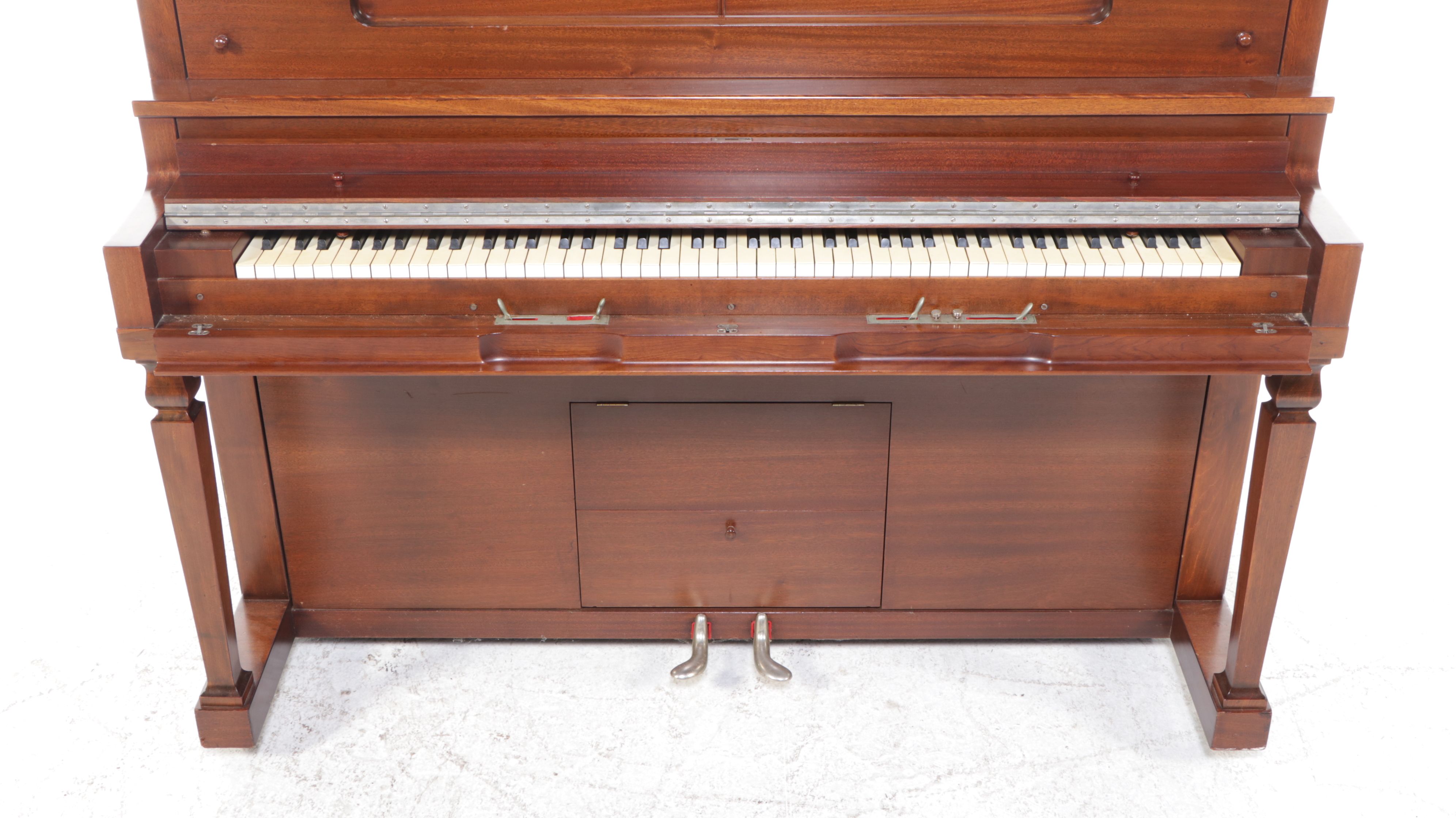 The Aeolian Co. Mahogany Upright Player Piano