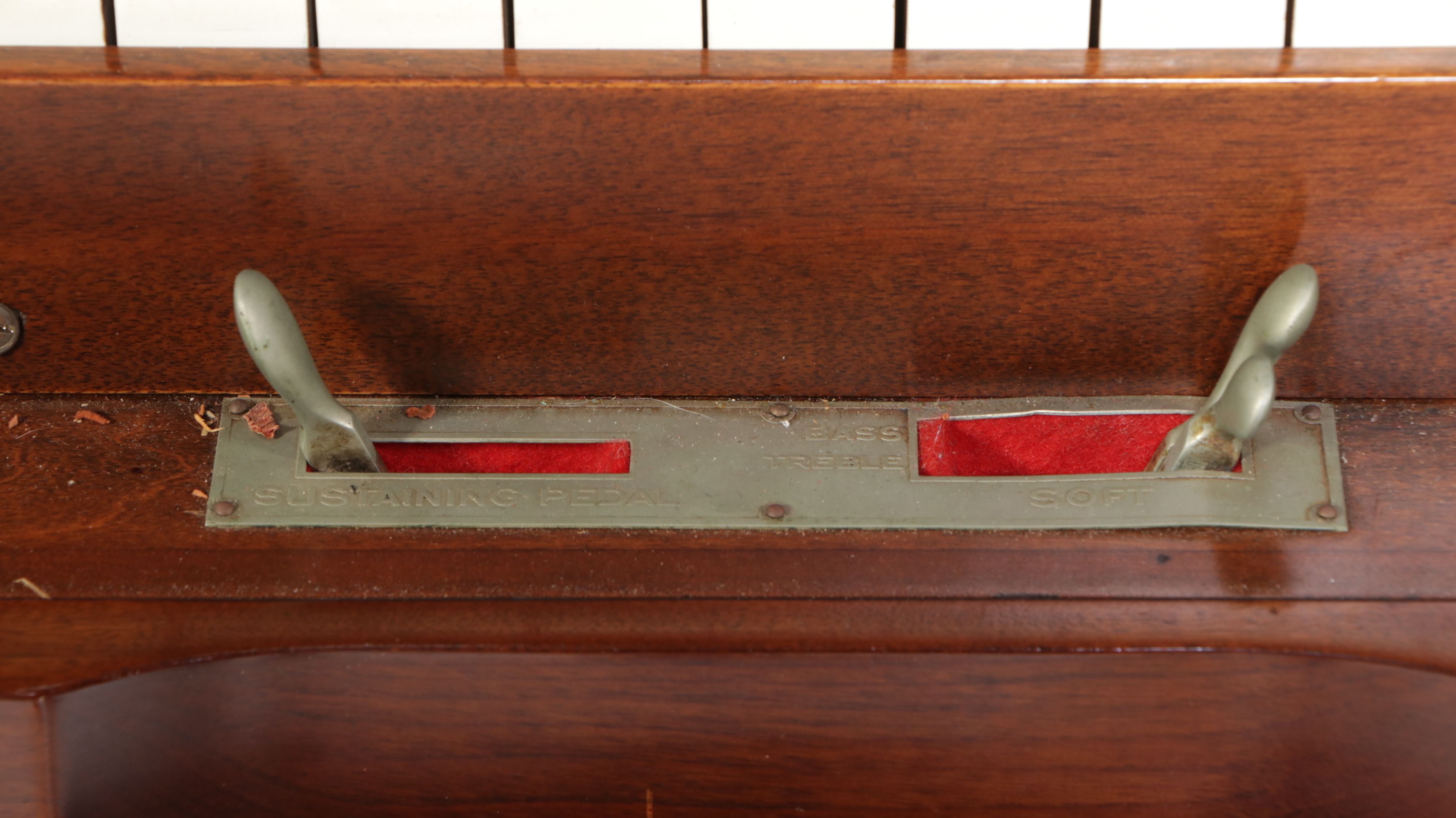The Aeolian Co. Mahogany Upright Player Piano