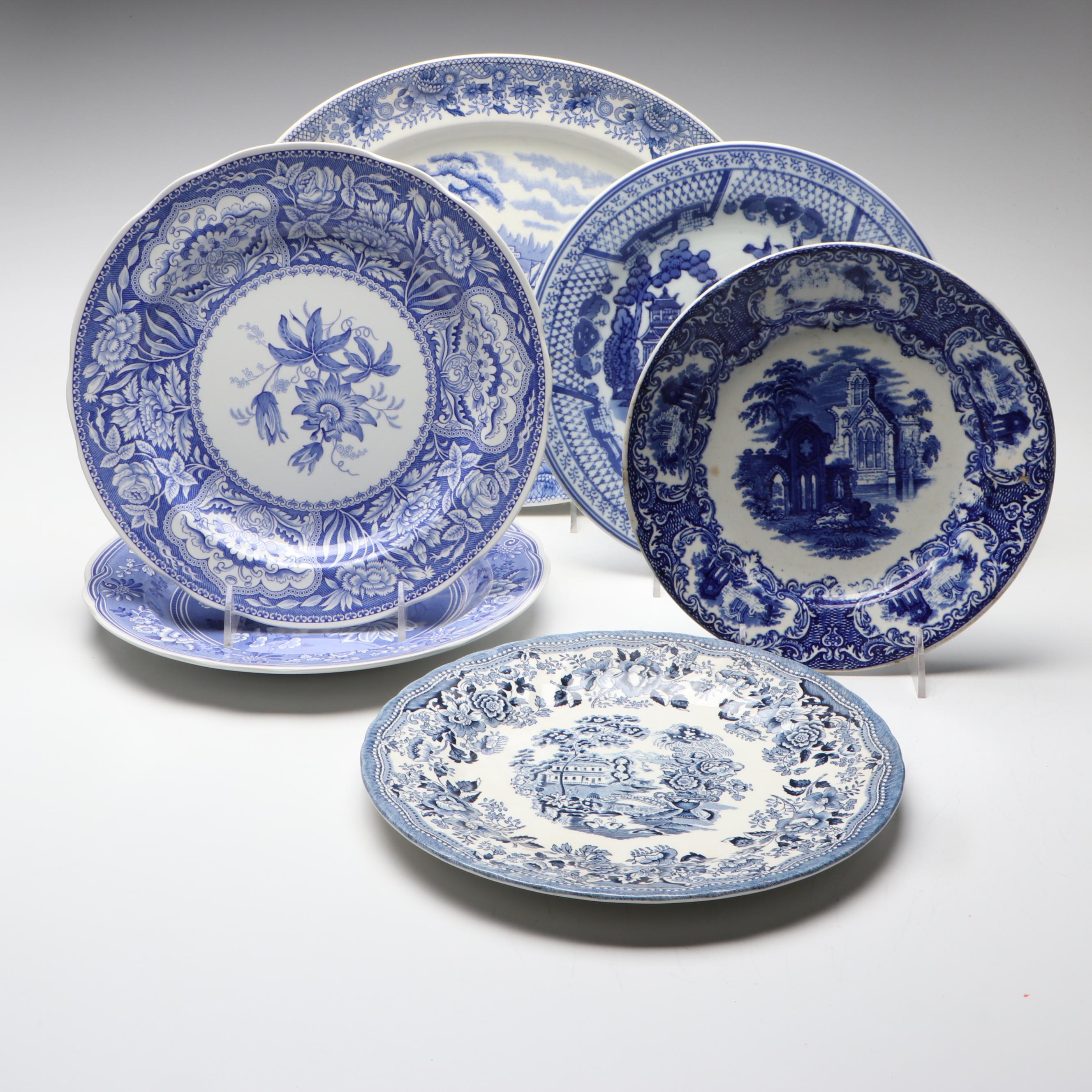 Spode "Blue Room Collection" Ceramic Collector Plates with More
