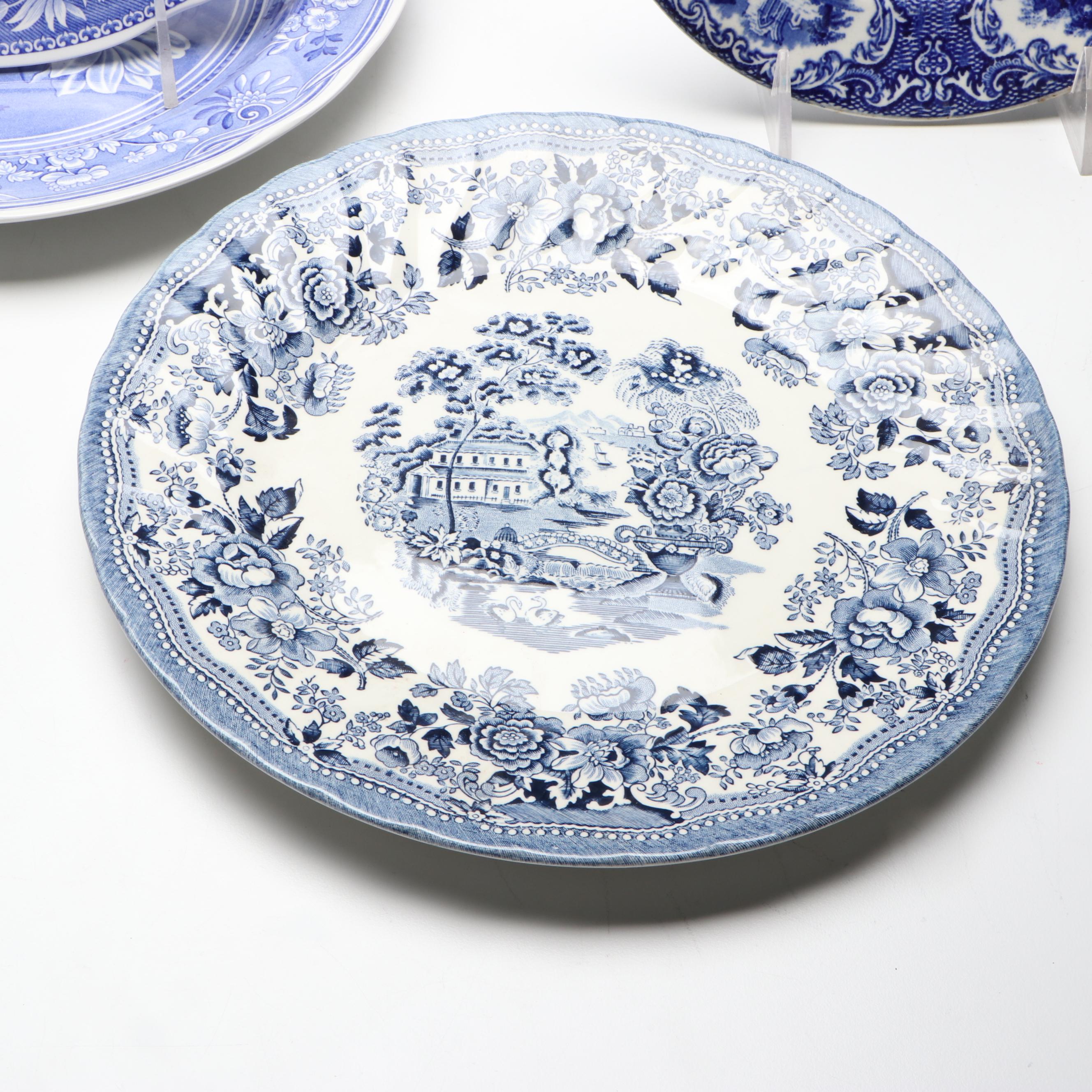 Spode "Blue Room Collection" Ceramic Collector Plates with More