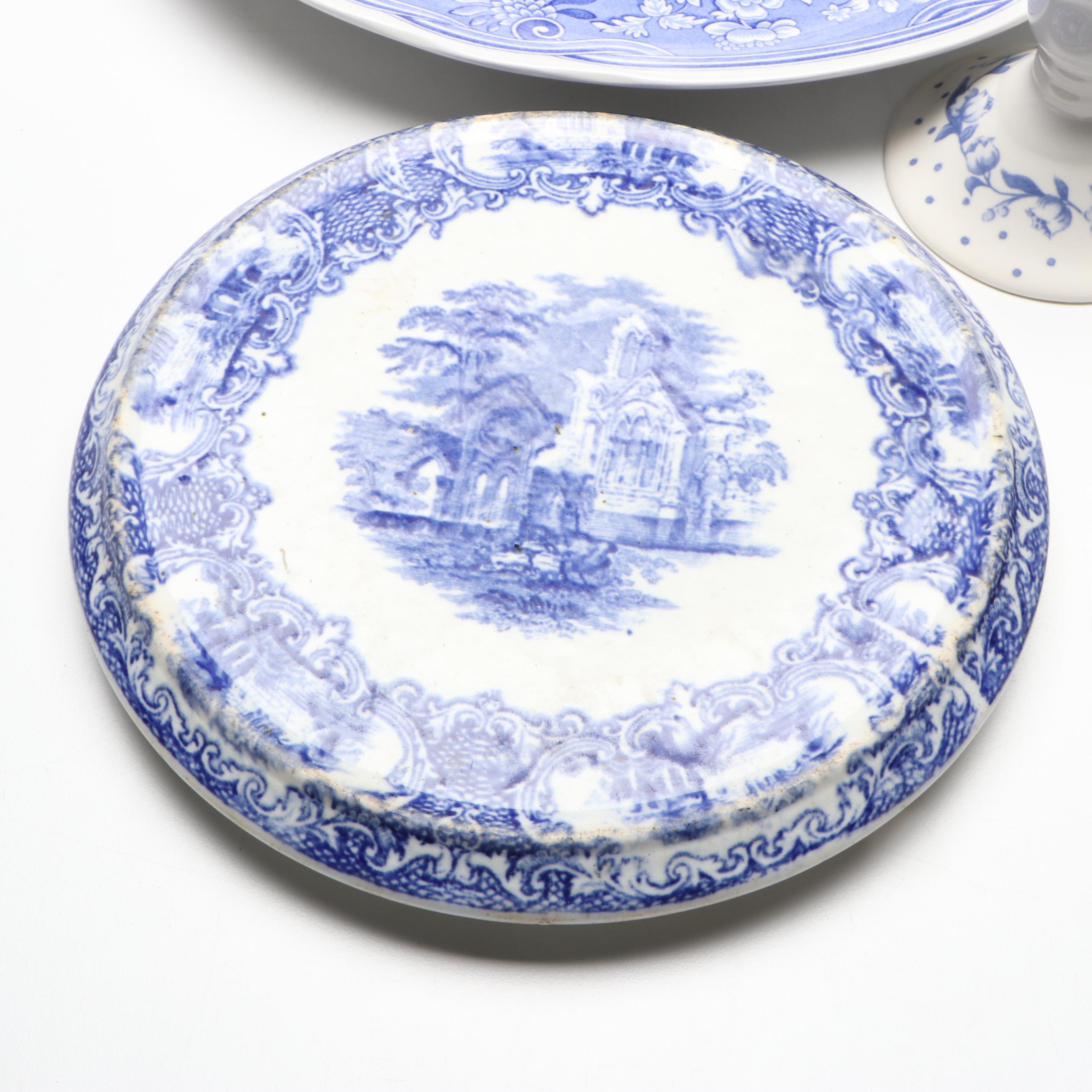 Spode "Blue Room Collection" Ceramic Collector Plates with More