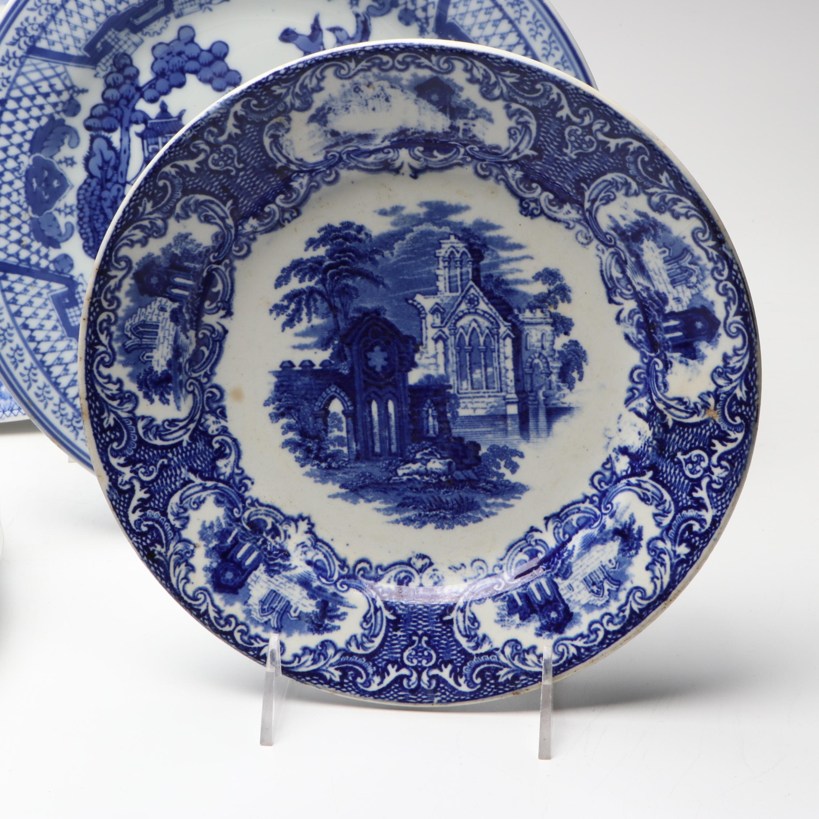 Spode "Blue Room Collection" Ceramic Collector Plates with More
