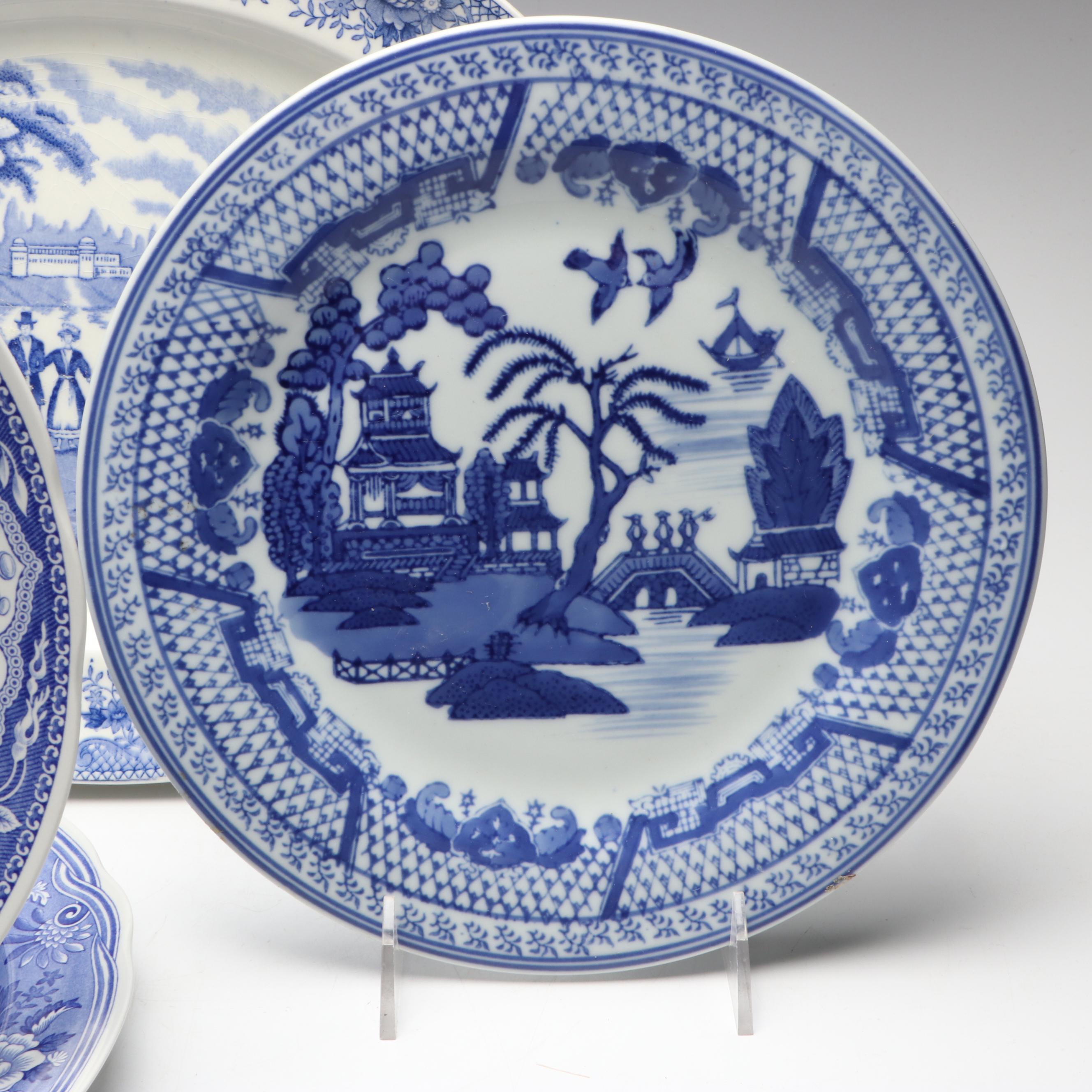Spode "Blue Room Collection" Ceramic Collector Plates with More