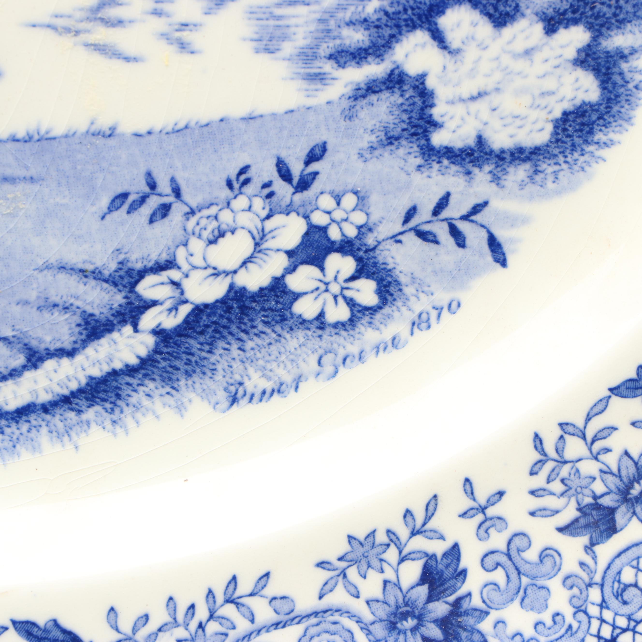 Spode "Blue Room Collection" Ceramic Collector Plates with More