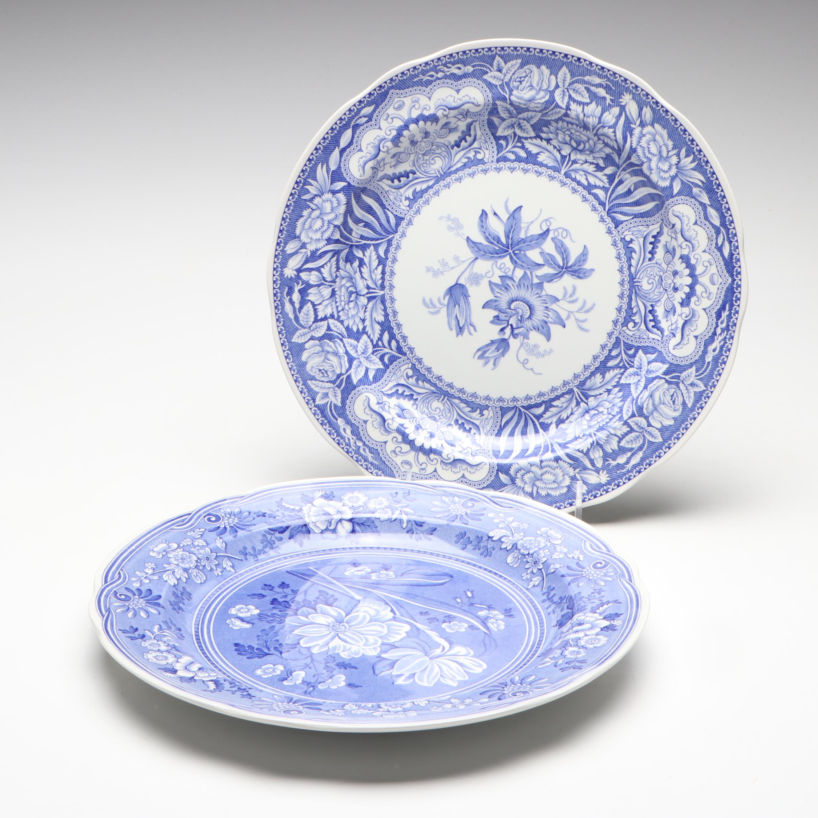 Spode "Blue Room Collection" Ceramic Collector Plates with More