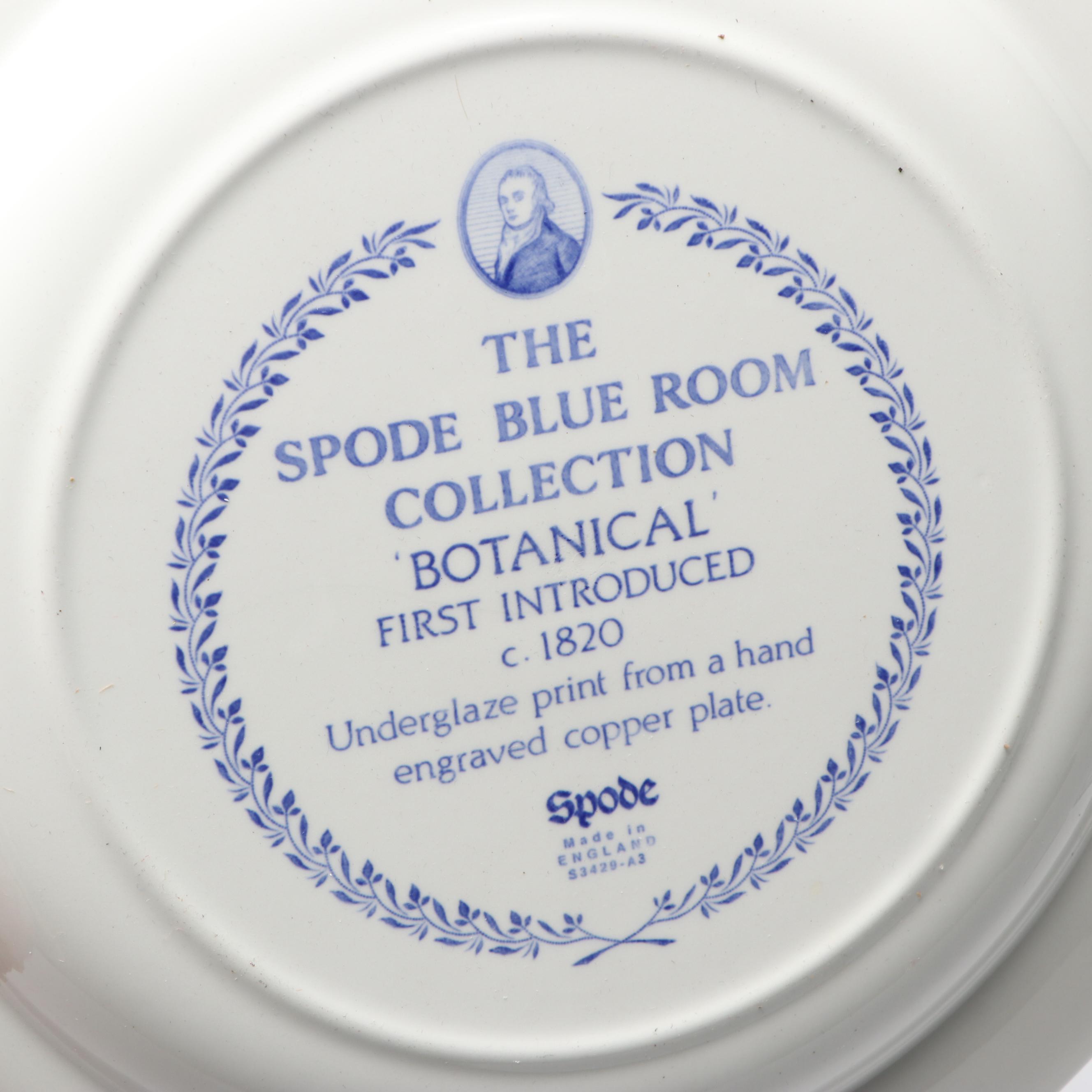 Spode "Blue Room Collection" Ceramic Collector Plates with More