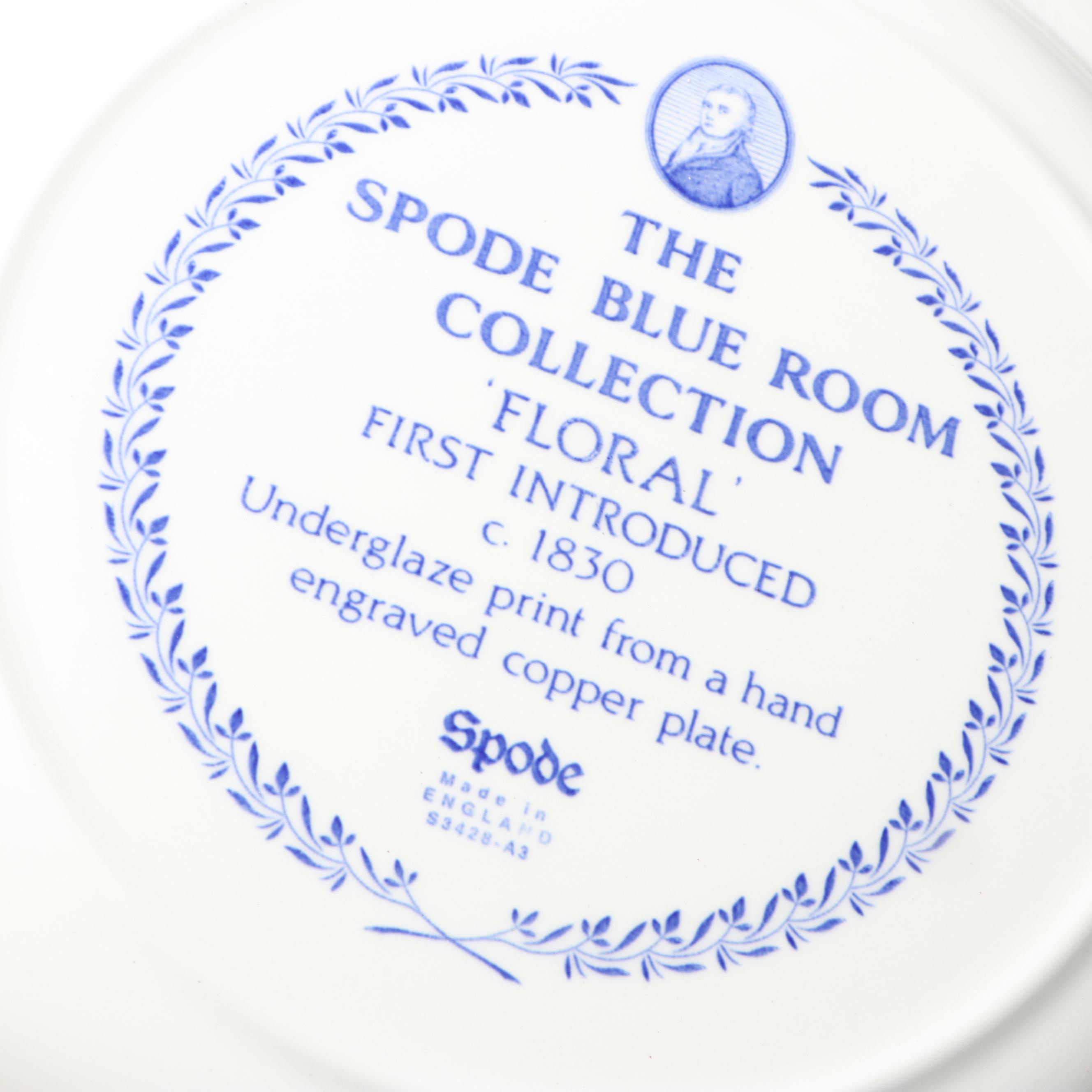 Spode "Blue Room Collection" Ceramic Collector Plates with More