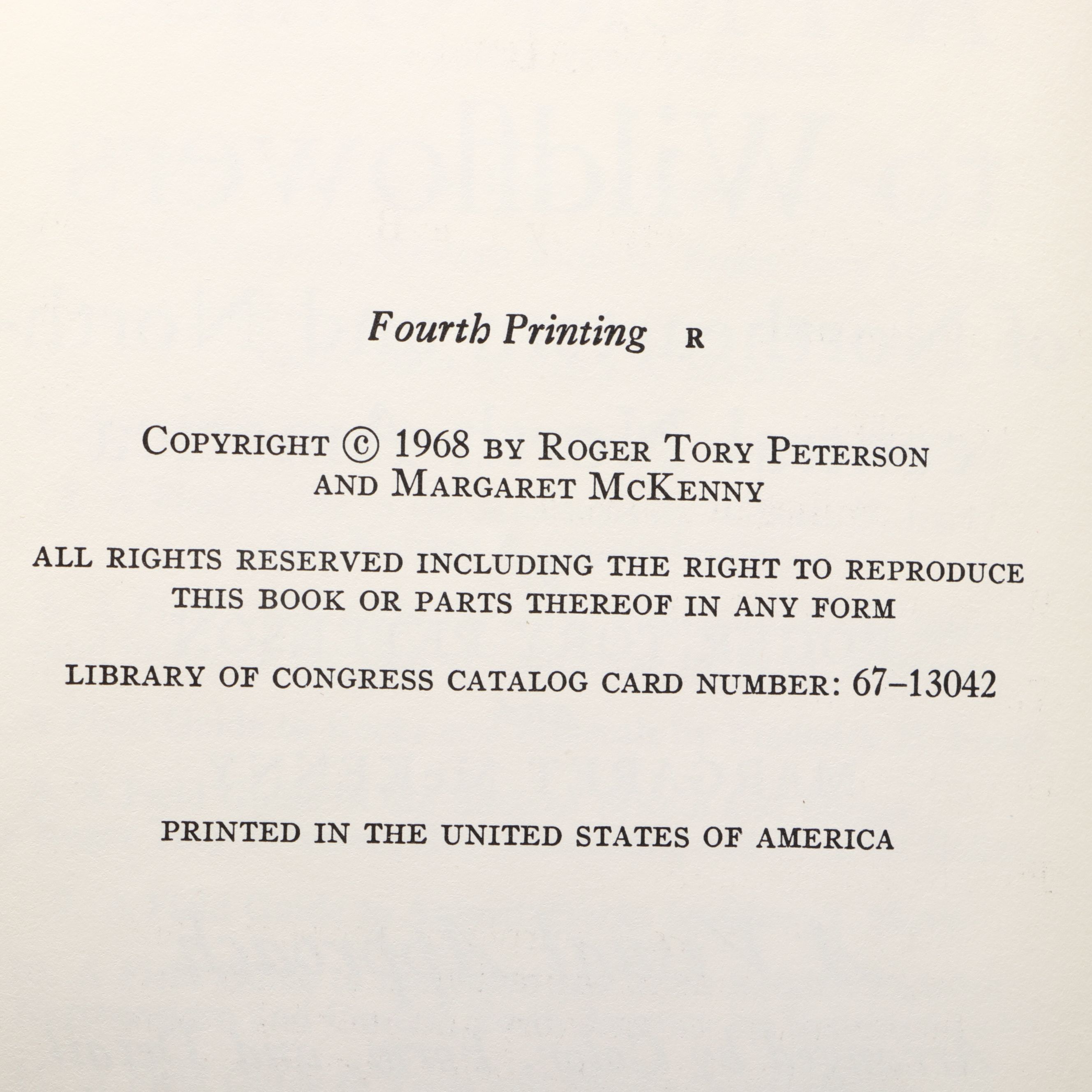 "Field Guide to the Birds" and "Field Guide to Wildflowers" by Roger T. Peterson