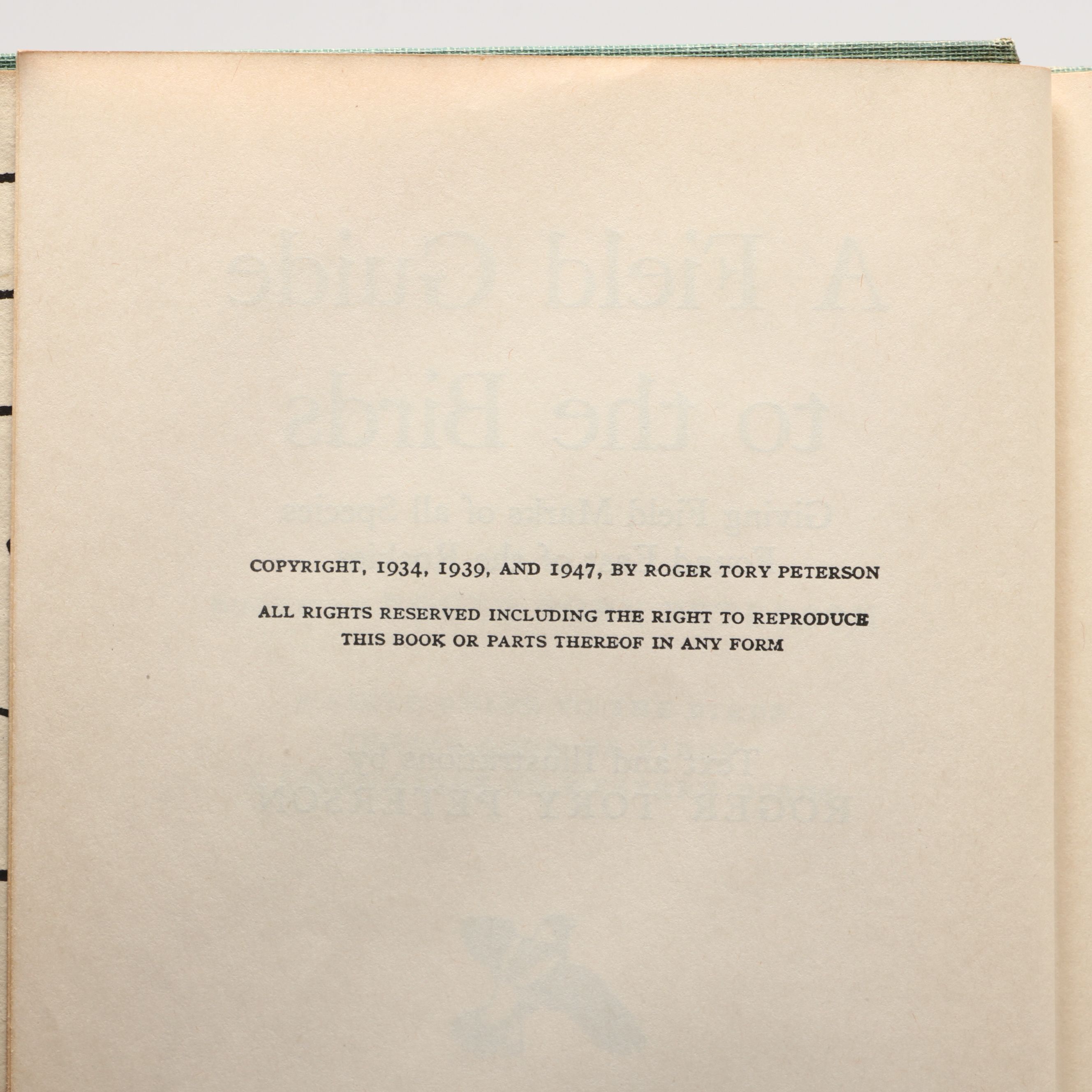 "Field Guide to the Birds" and "Field Guide to Wildflowers" by Roger T. Peterson