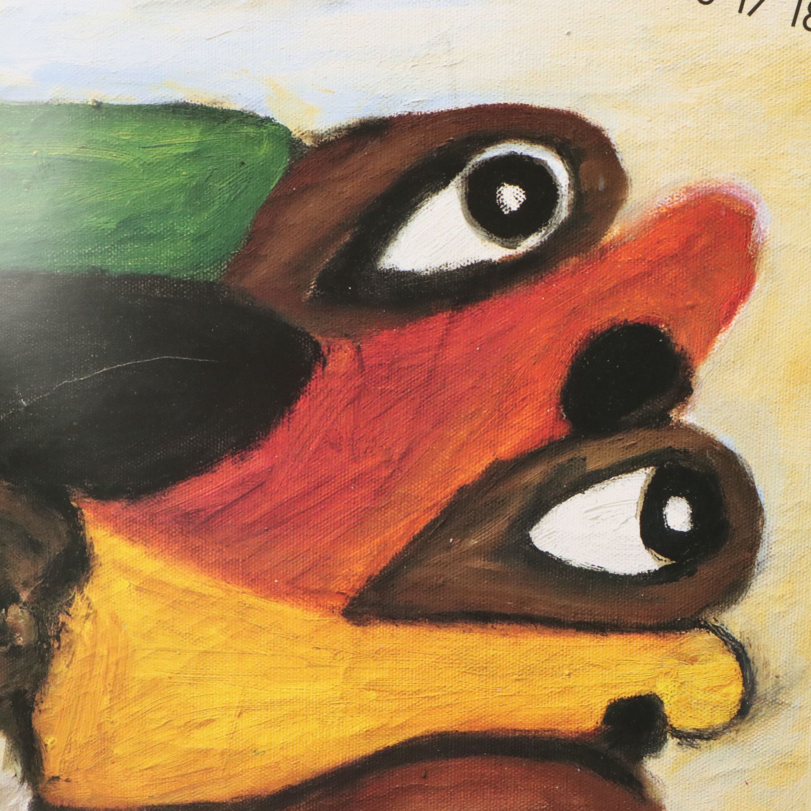 Zanders Art Calendar "People to People - Paper Unites," 1991