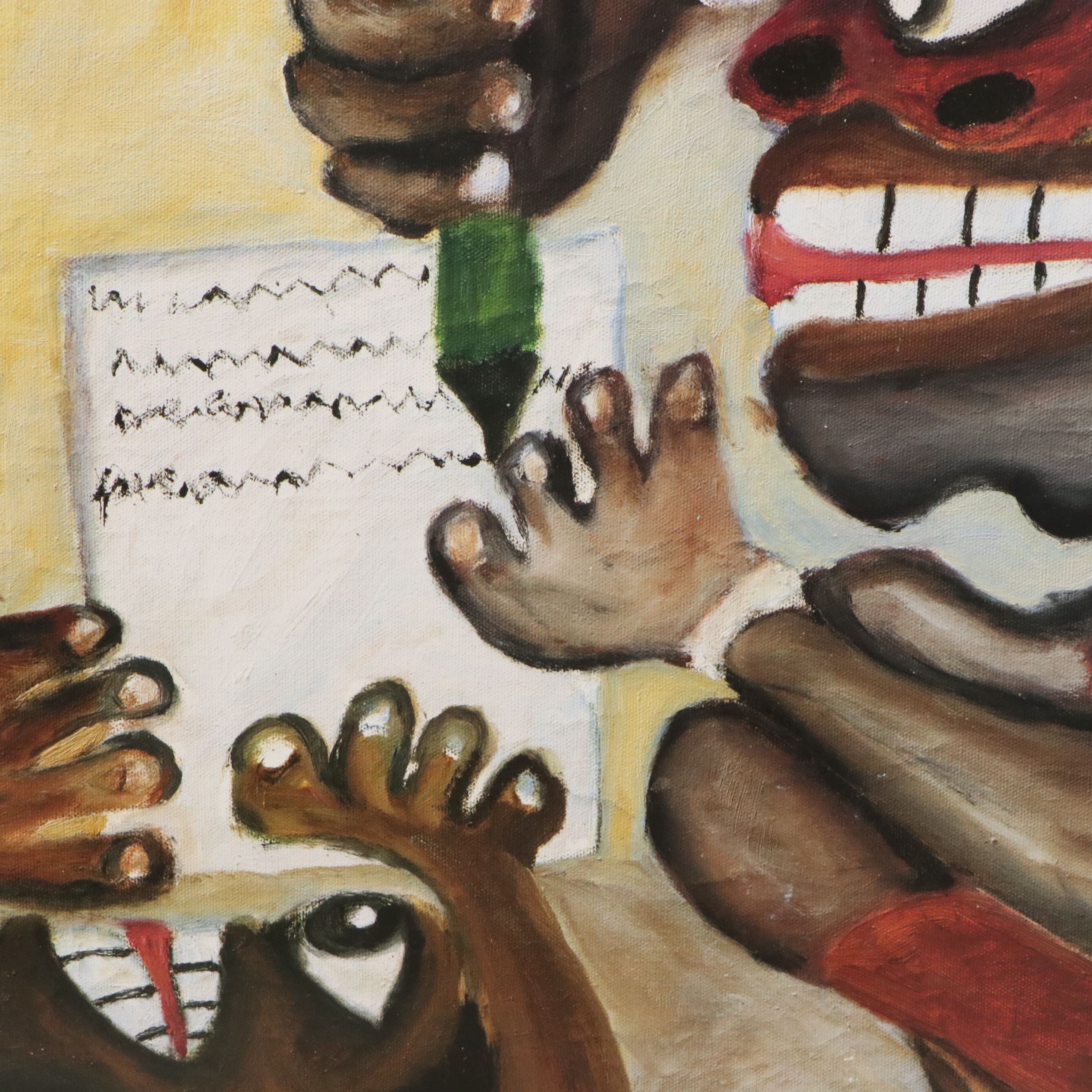 Zanders Art Calendar "People to People - Paper Unites," 1991