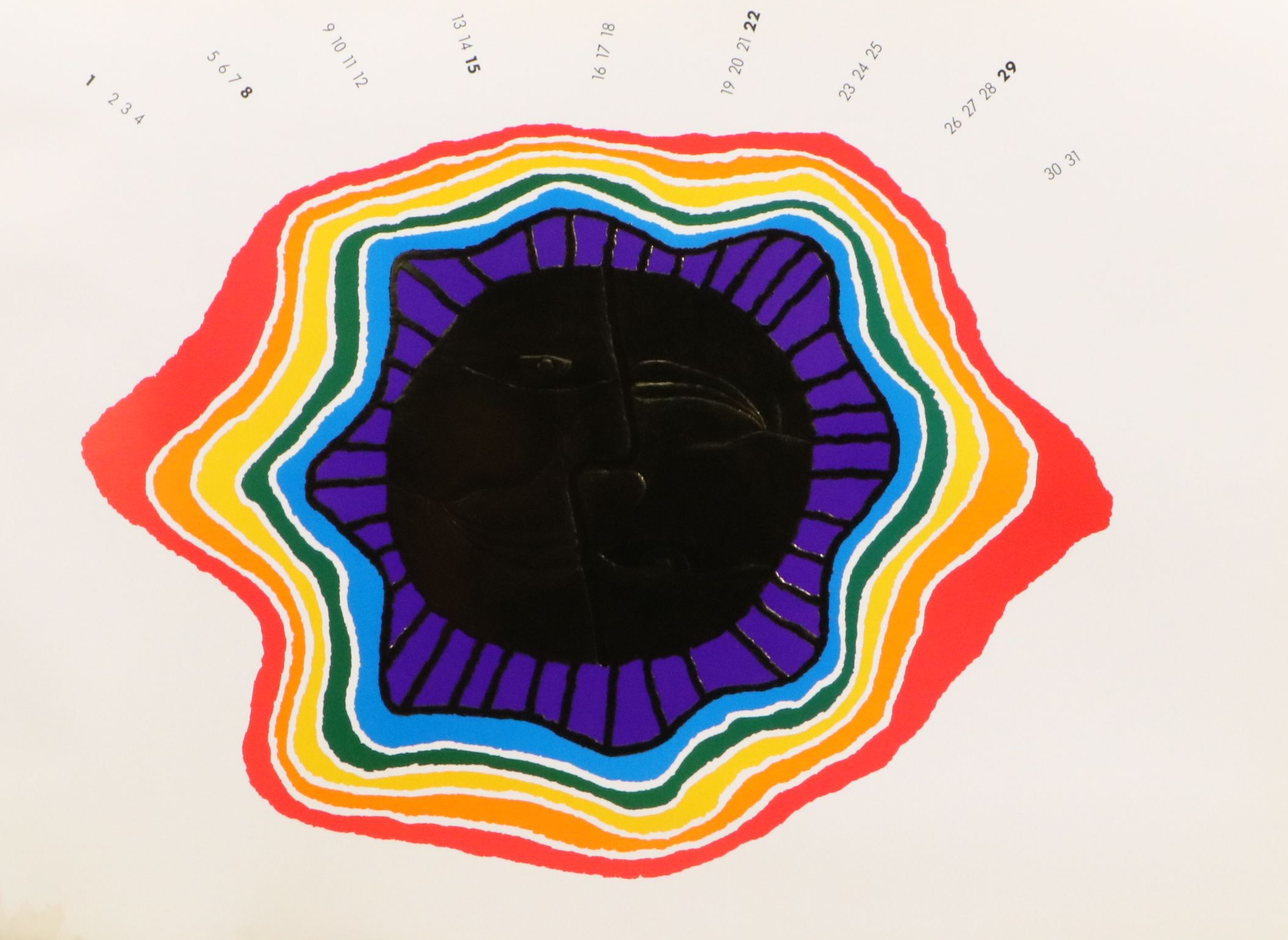 Zanders Art Calendar "People to People - Paper Unites," 1991