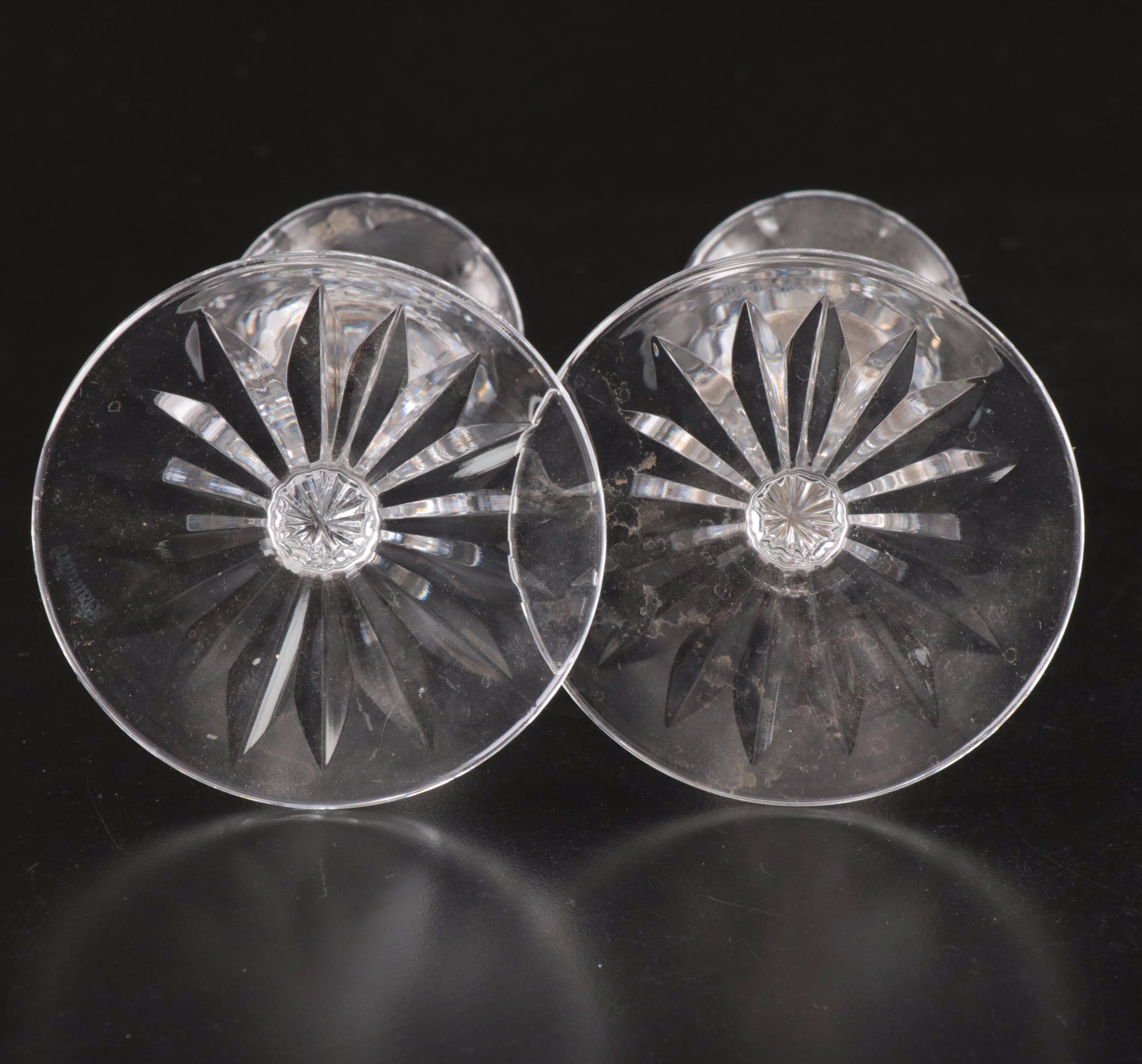 Waterford "Lismore," Rogaska "Gallia" and More Crystal Candle Sticks