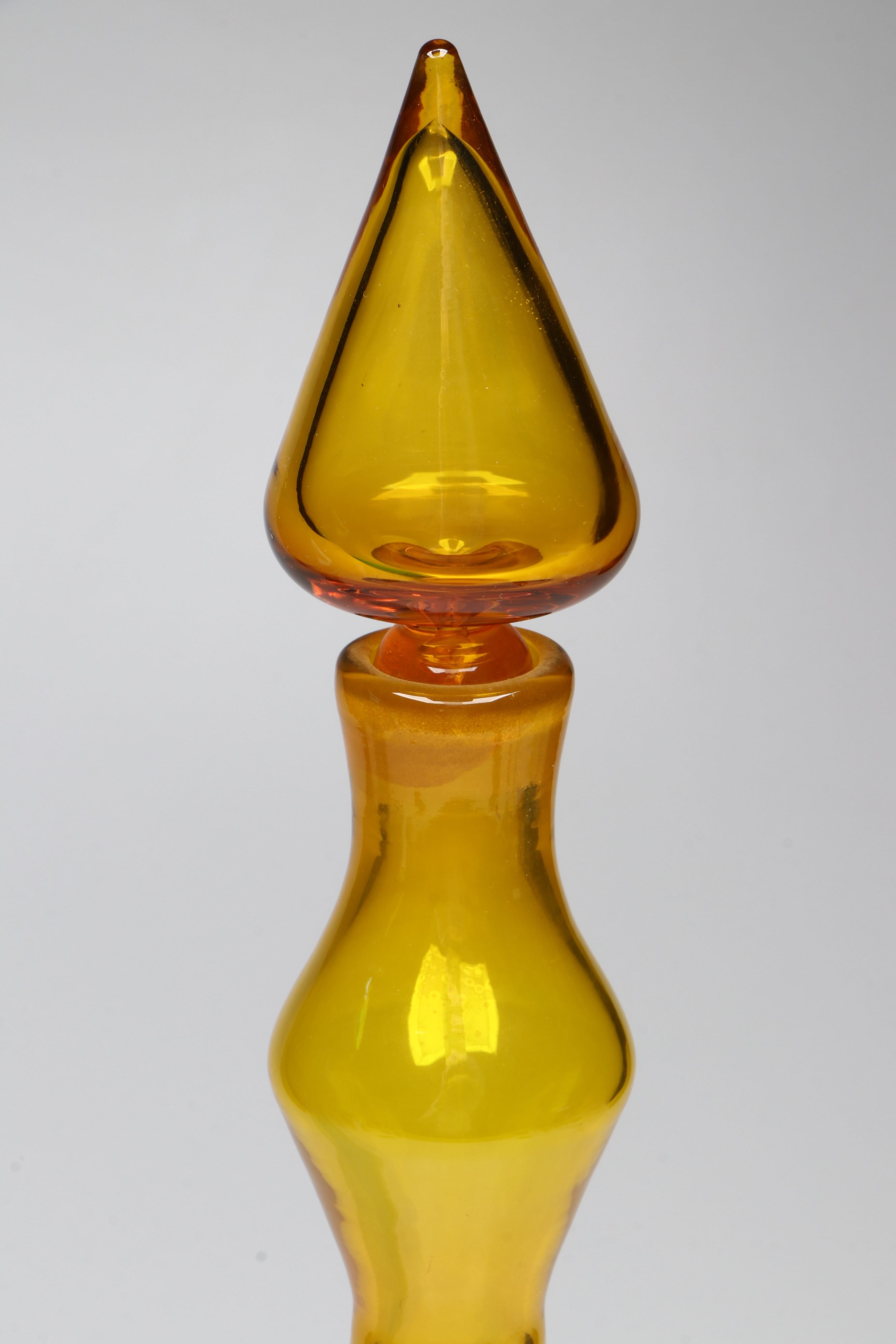 Blenko Mid Century Modern Style Glass Decanters, 1958-1961