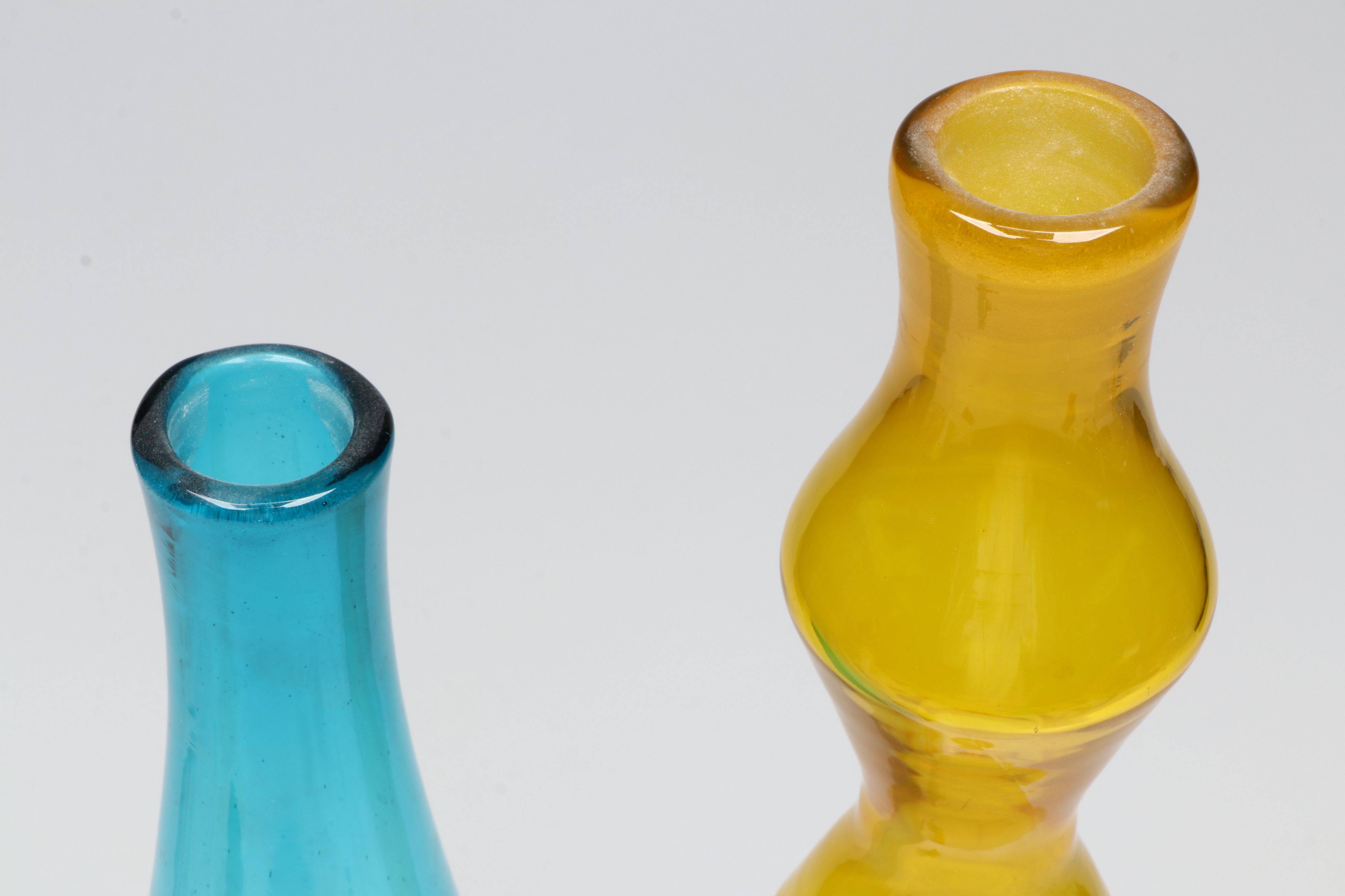 Blenko Mid Century Modern Style Glass Decanters, 1958-1961