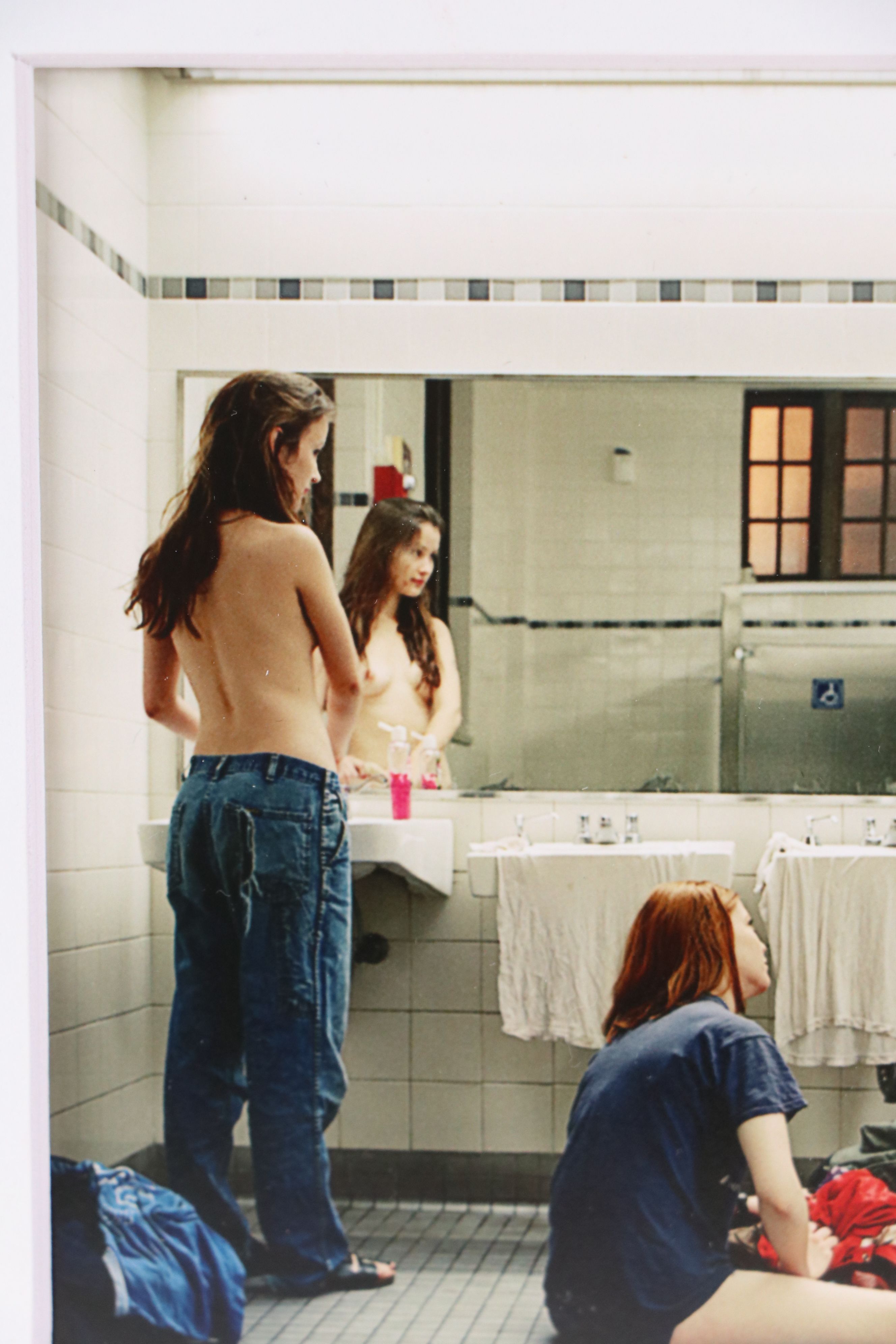 Justine Kurland Digital Chromogenic Print "Bathroom. 1997," 2020