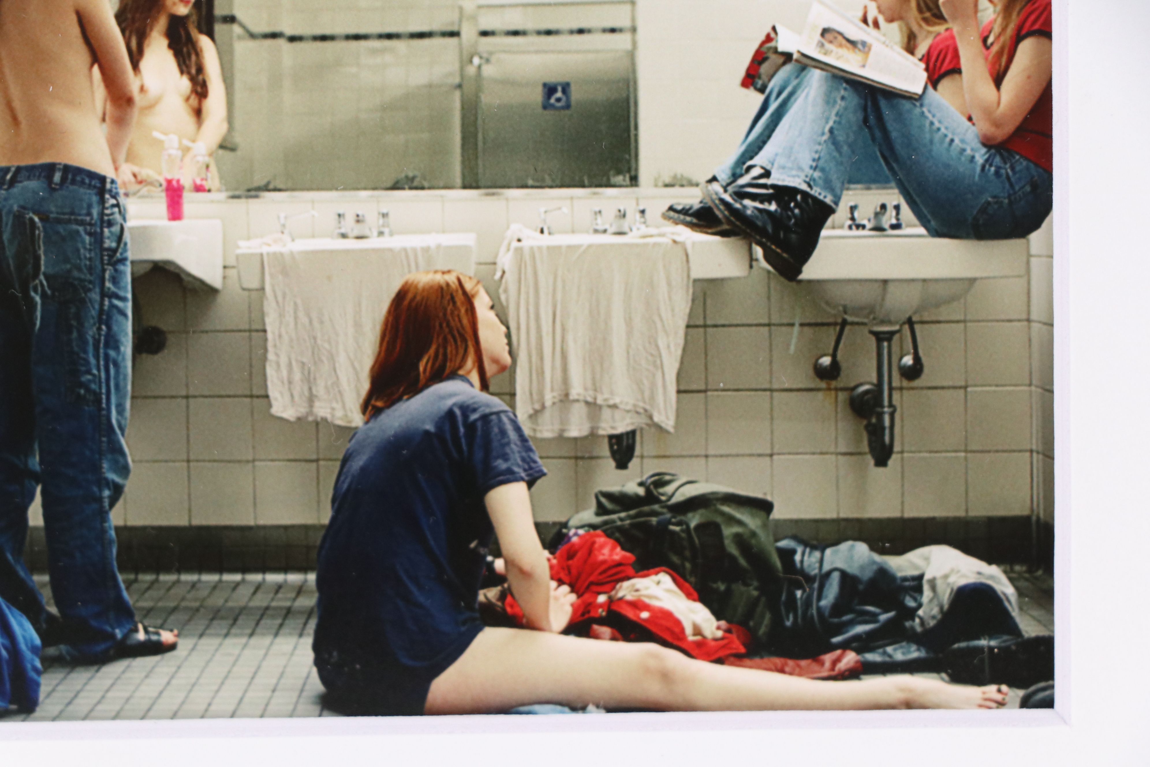 Justine Kurland Digital Chromogenic Print "Bathroom. 1997," 2020