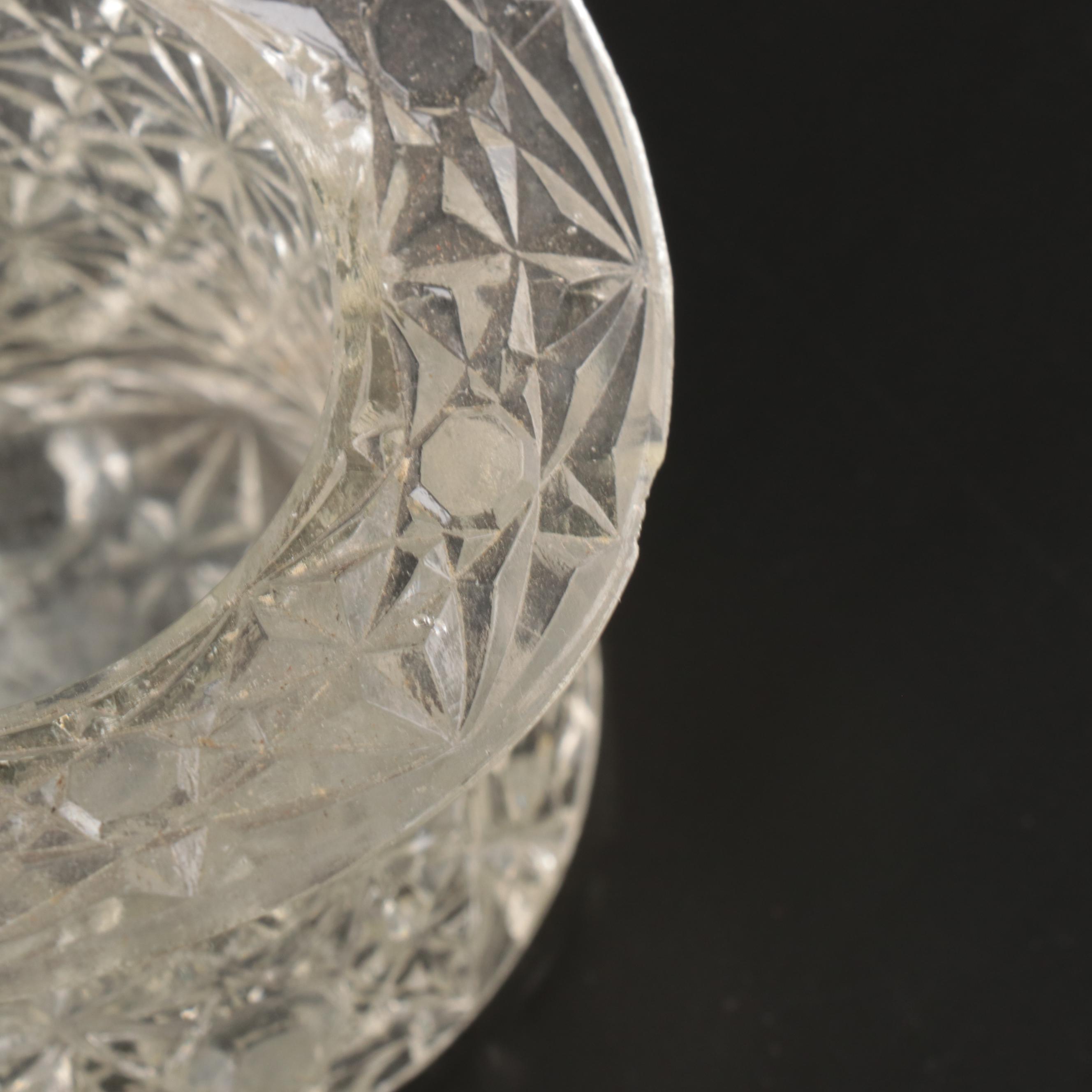 McKee & Bros Ribbed Hat Toothpick, More Glass Top Hats, Fenton Style Slipper