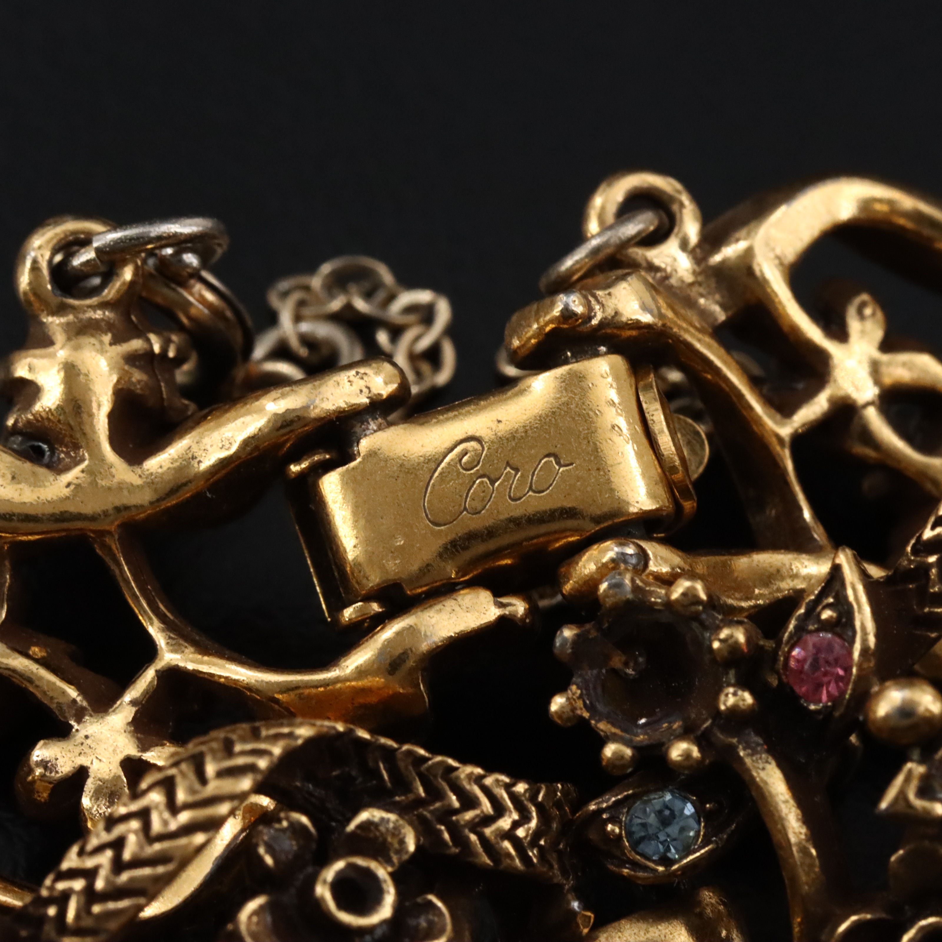 Coro Rhinestone Bracelet