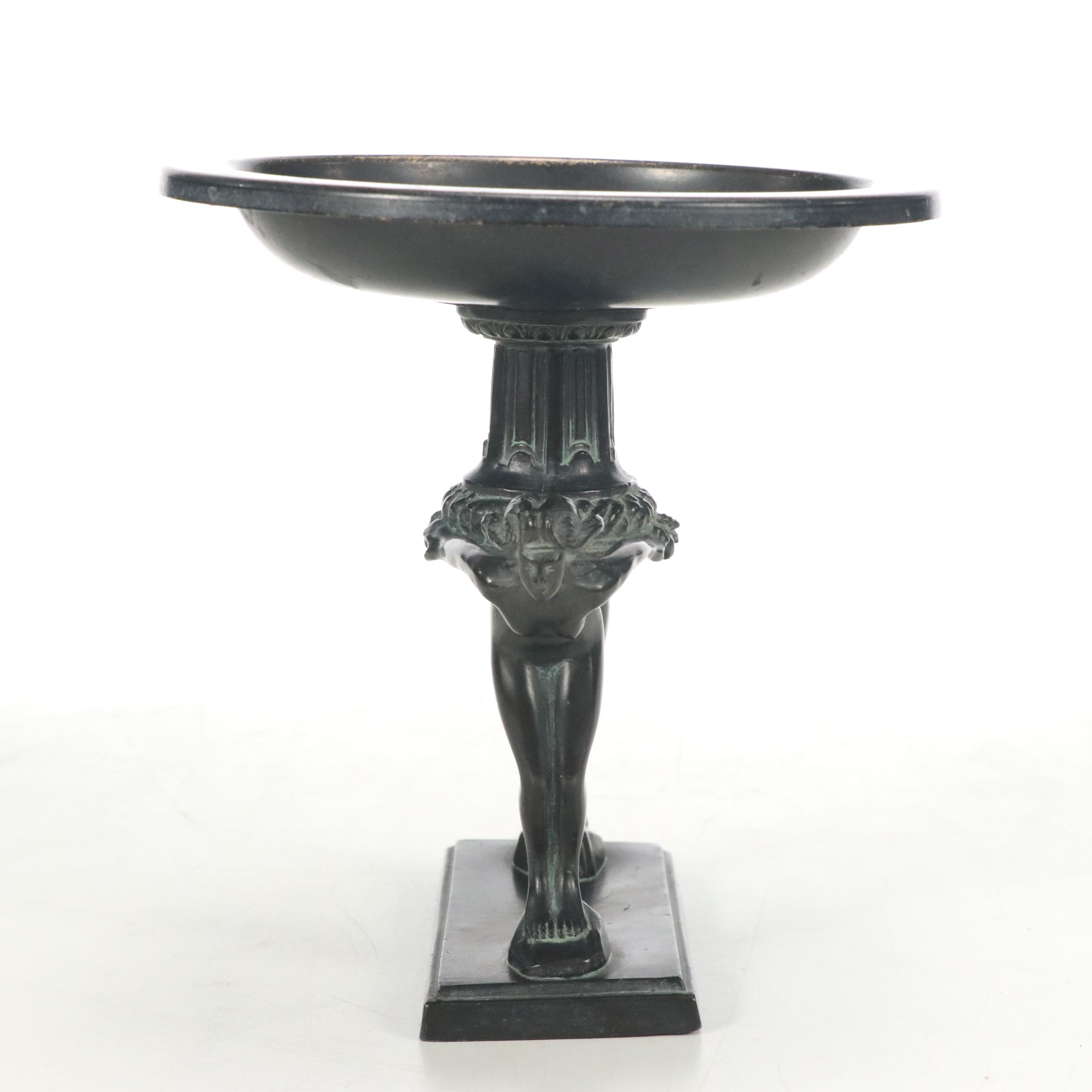 Ronson Art Deco Patinated Brass Tazza