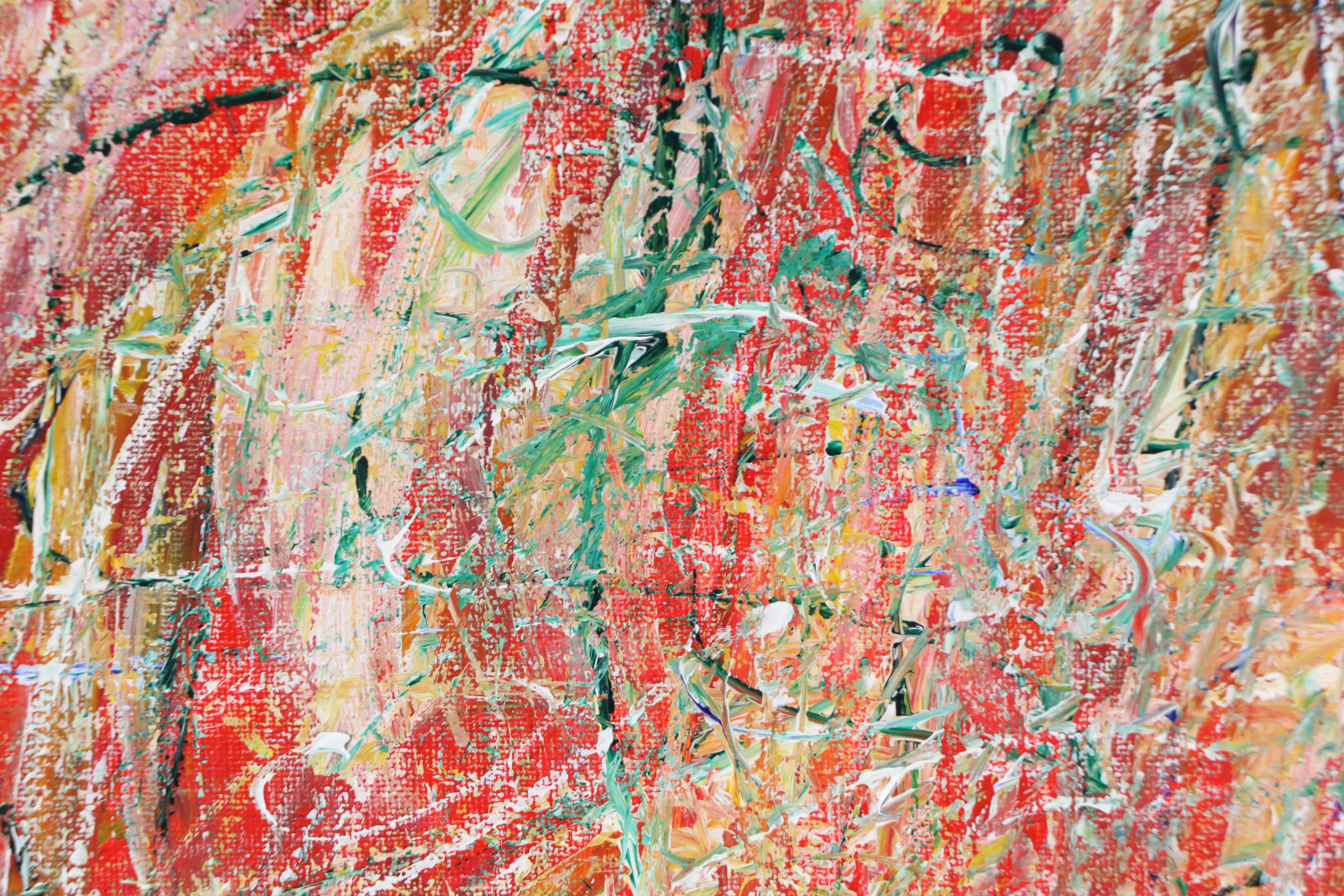 Saul Gefen Abstract Acrylic Painting, 2026