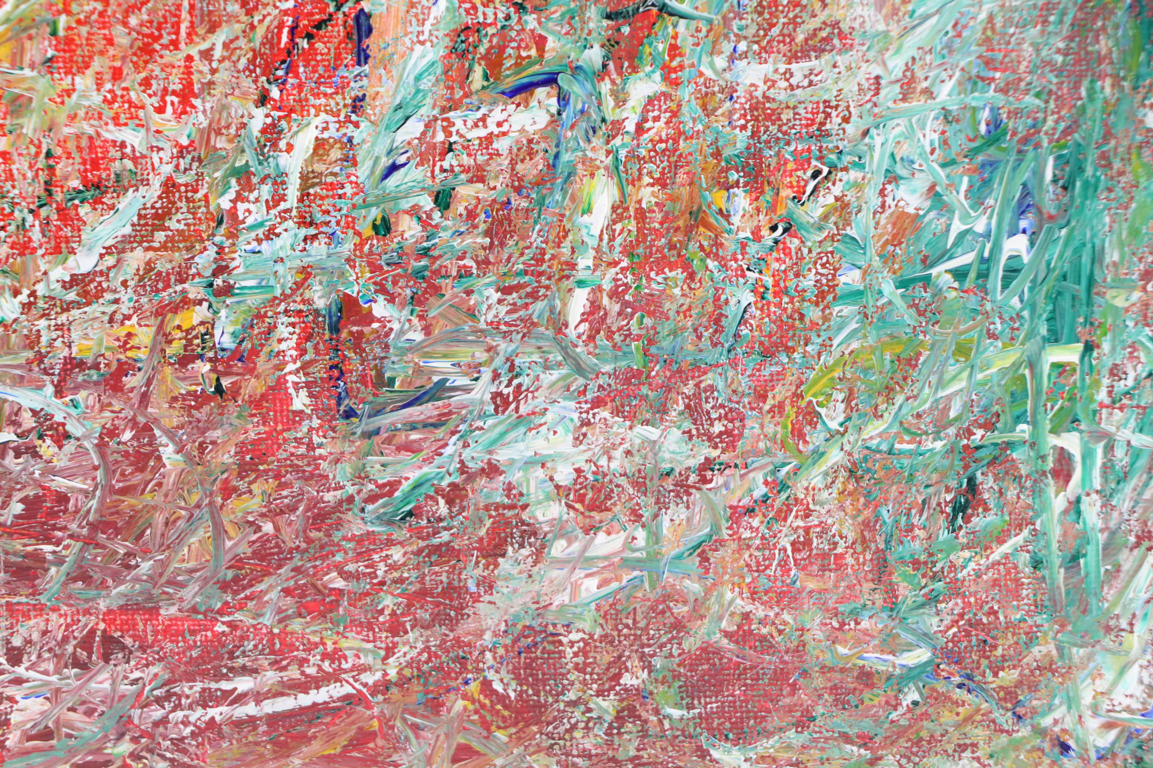 Saul Gefen Abstract Acrylic Painting, 2026