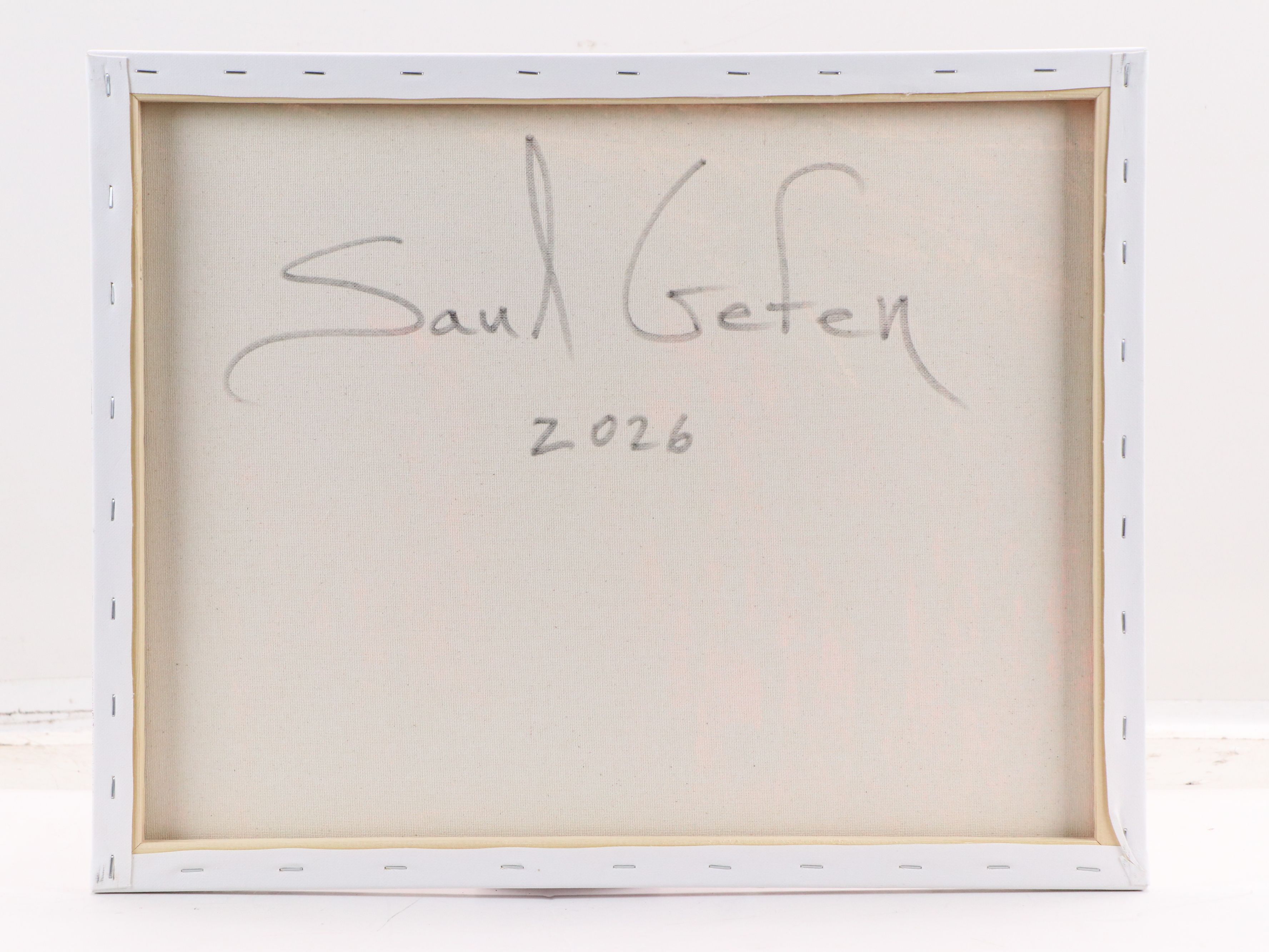 Saul Gefen Abstract Acrylic Painting, 2026