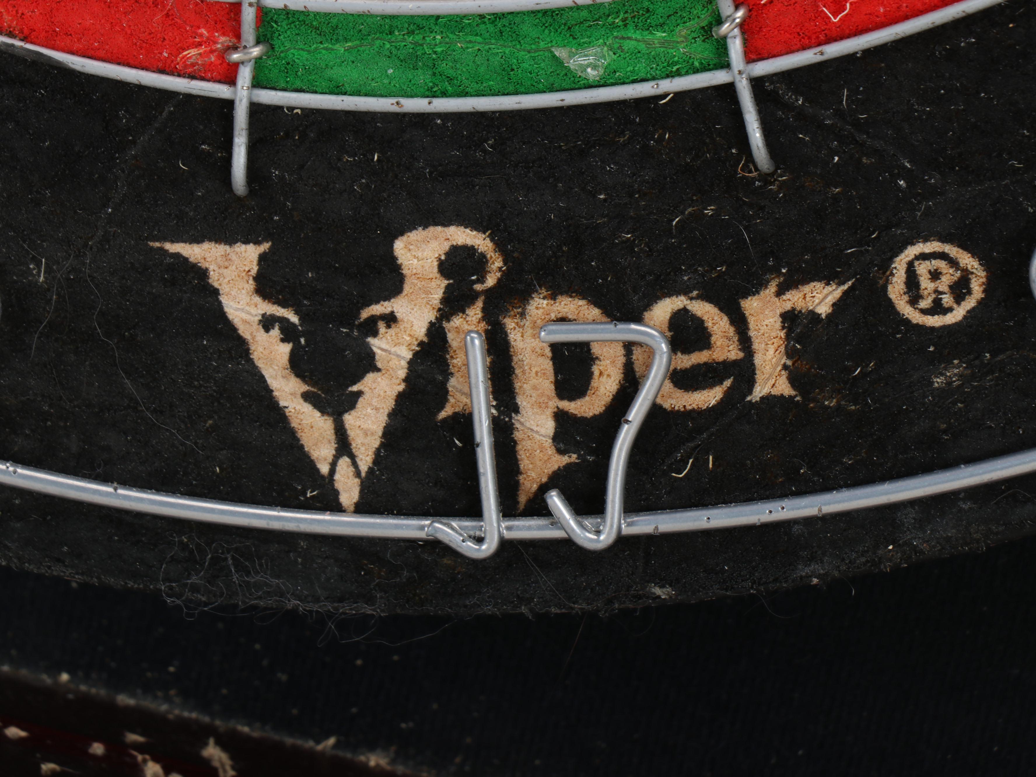 Viper "Shot King" Competition Dart Board with Cabinet and Accessories