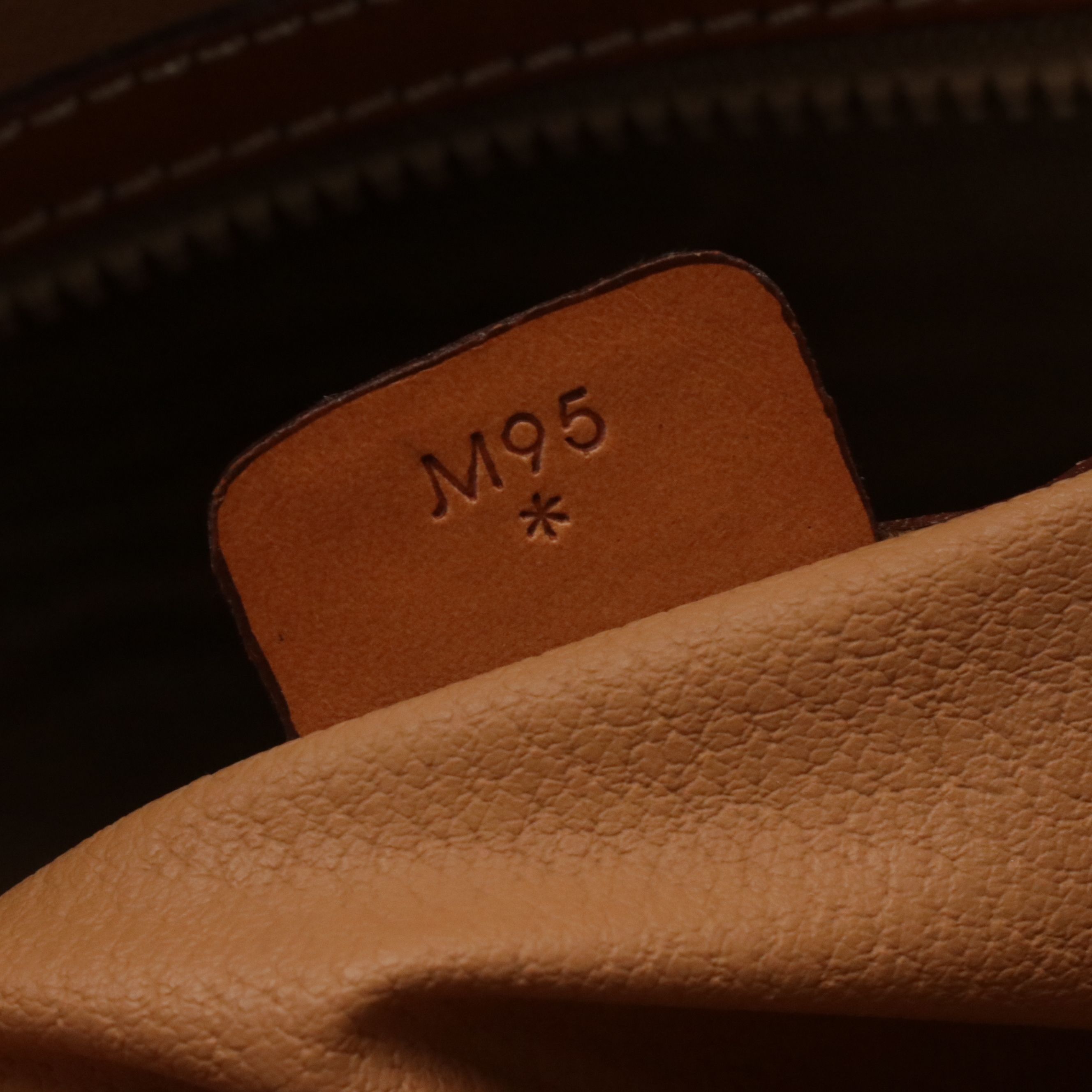 Celine Medium Dome Top Handle Bag in Dark Brown Macadam Canvas and Leather