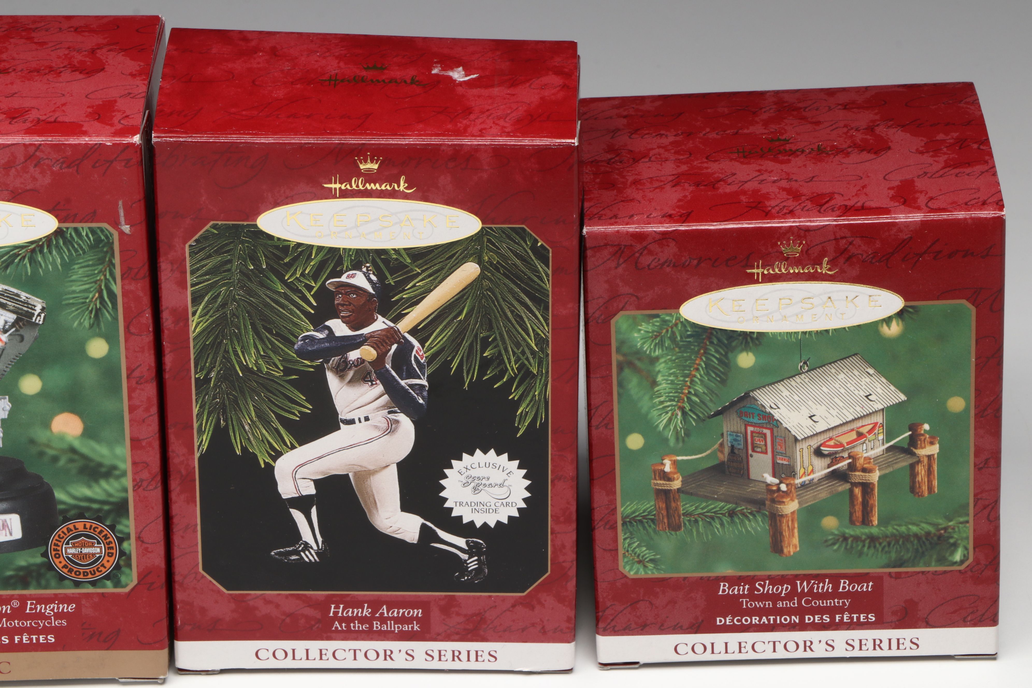 Hallmark Keepsakes "Hank Aaron" and More Collector Series Ornaments