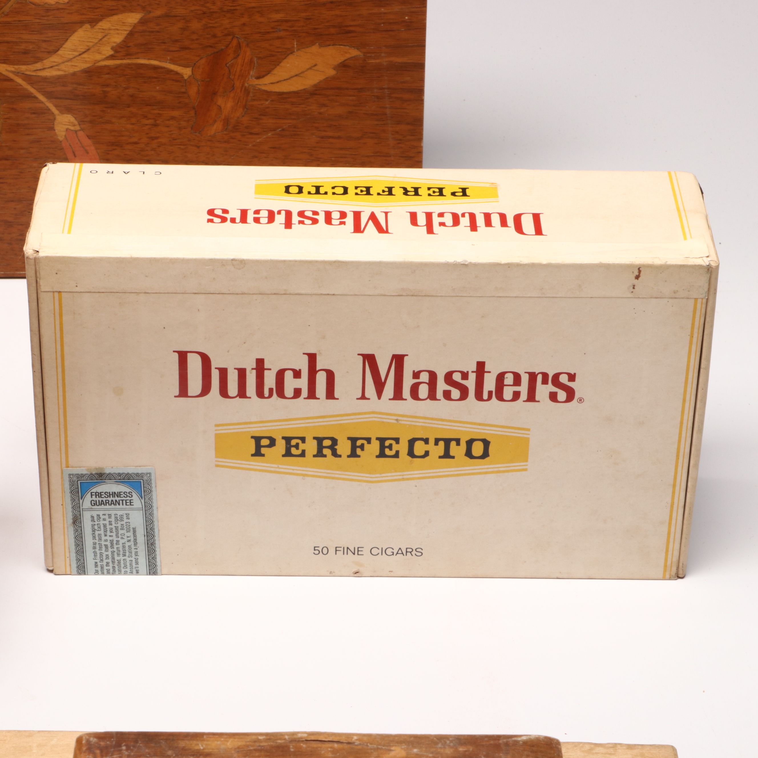 Chesterfield and Dutch Masters Cigar Boxes with More Vintage Decorative Boxes