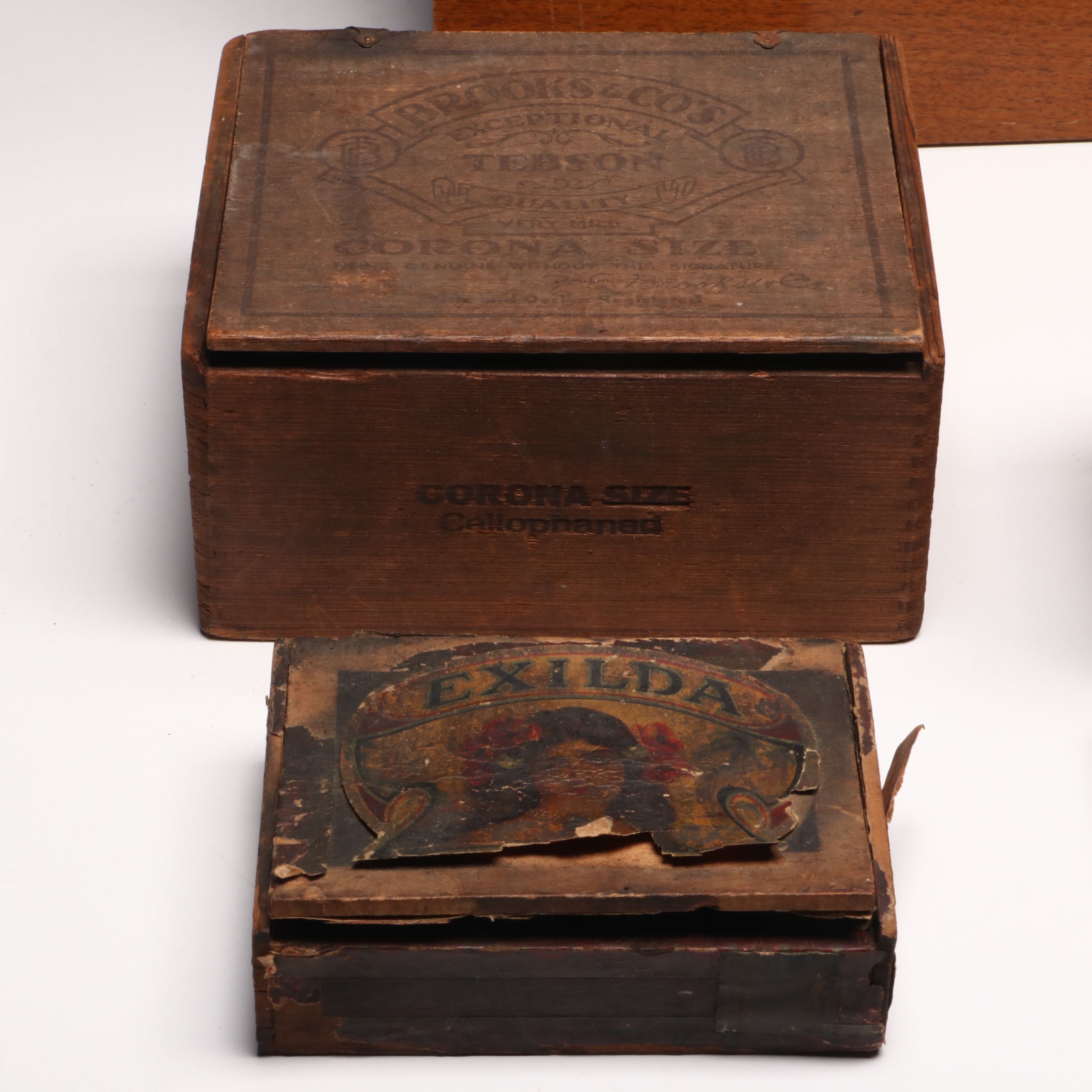 Chesterfield and Dutch Masters Cigar Boxes with More Vintage Decorative Boxes